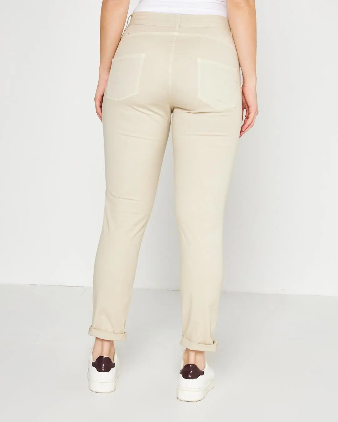 Pantalone cinque  tasche CREMA - Image 4