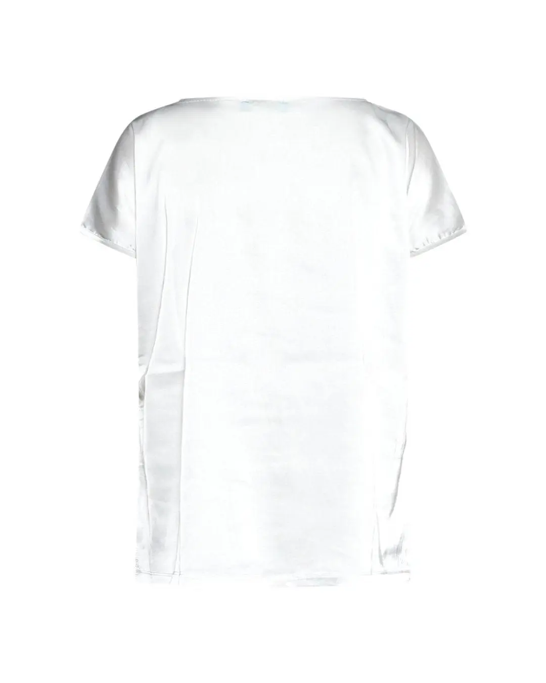Blusa con dettaglio gioiello WHITE - Image 2