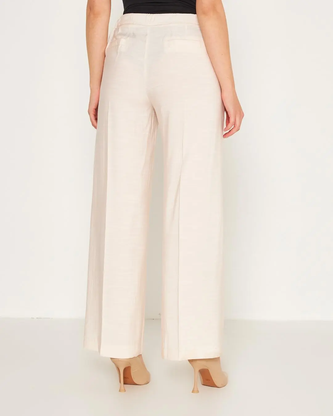 Pantapalazzo zip Beige - Image 4