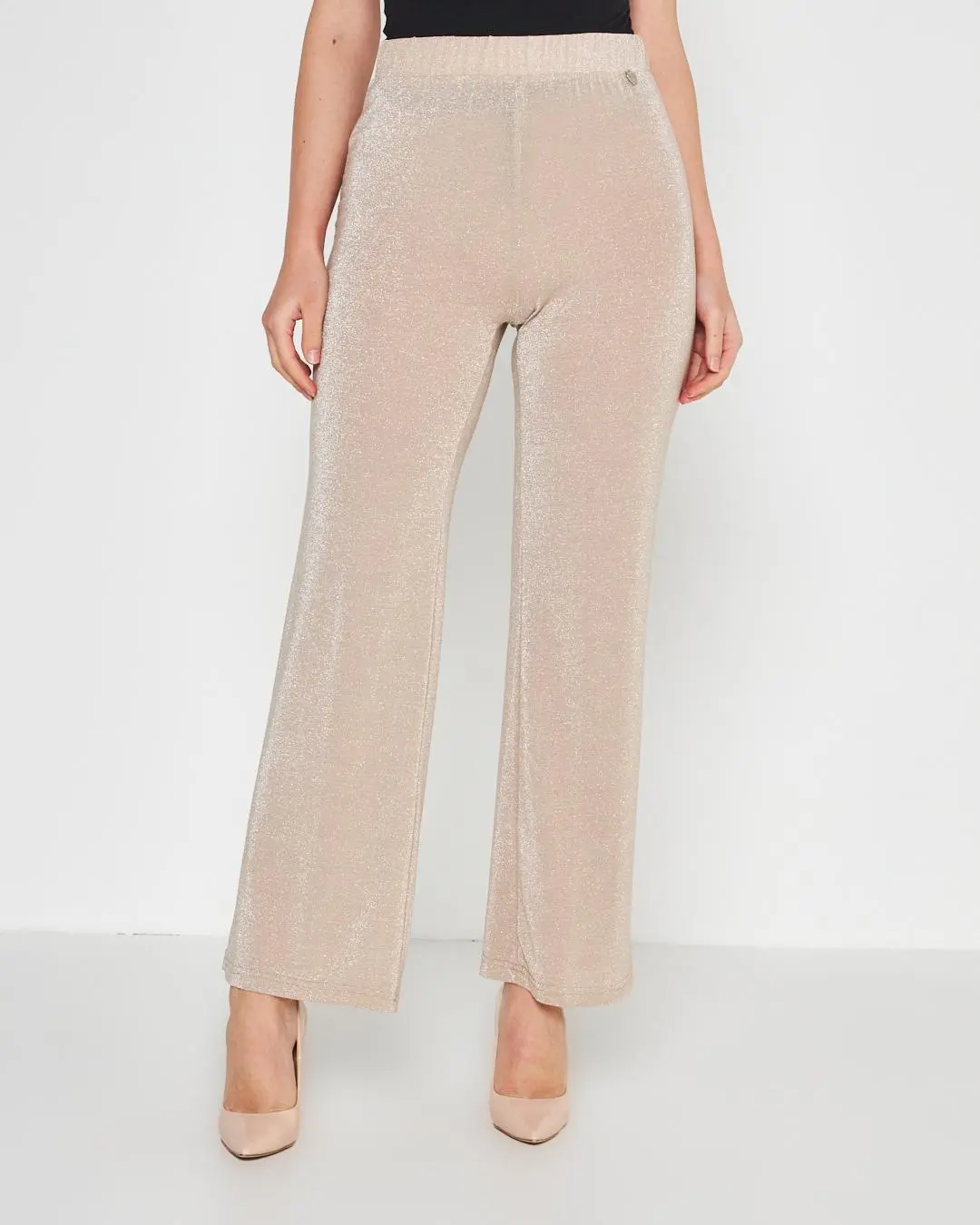 Pantalone  lurex CHAMPAGNE