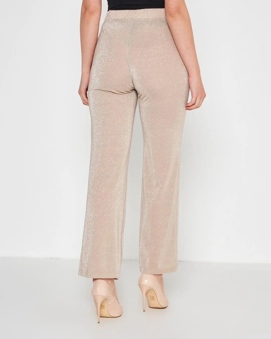 Pantalone  lurex CHAMPAGNE - Image 4
