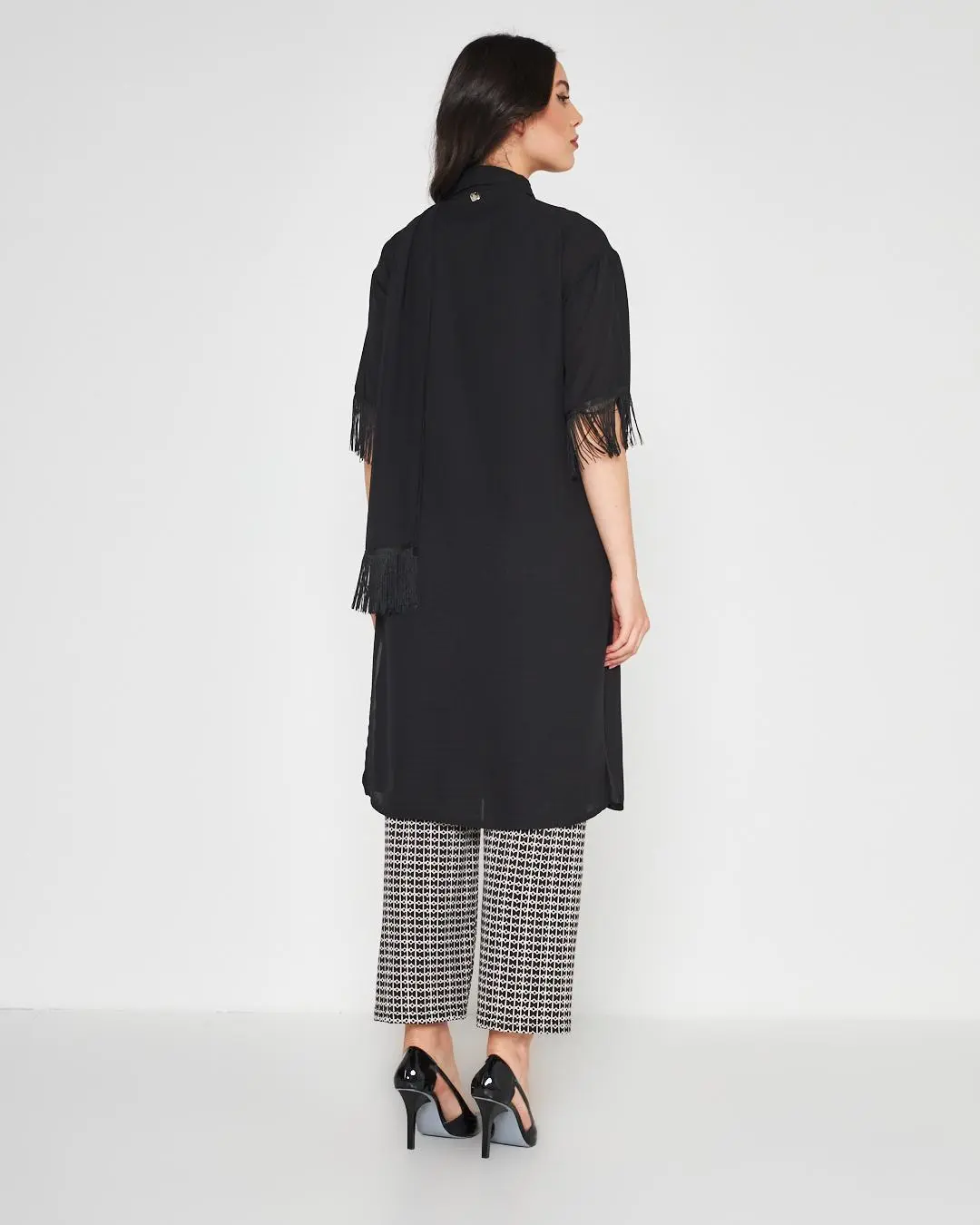 Spolverino foulard Nero - Image 6