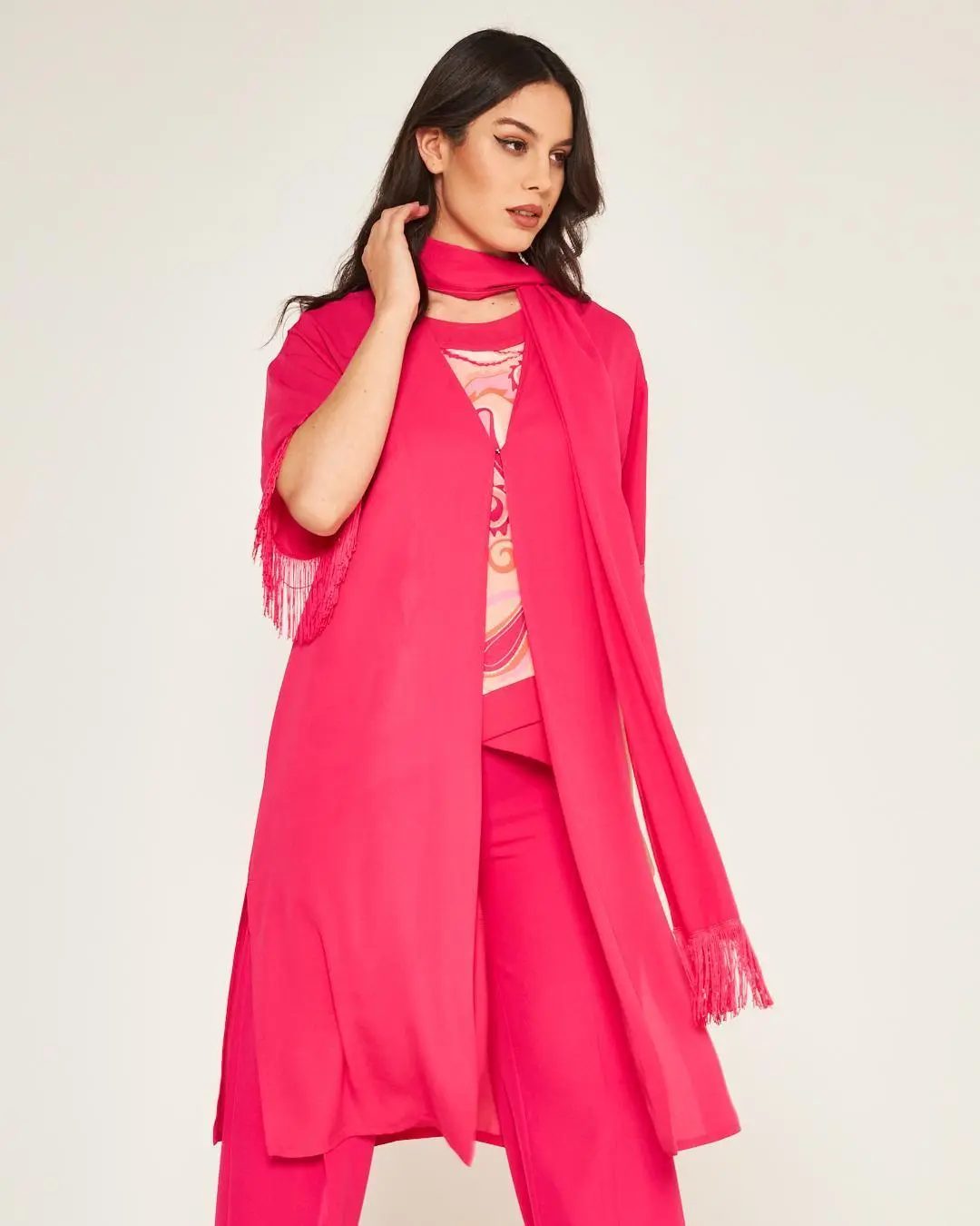 Spolverino foulard Fucsia - Image 3