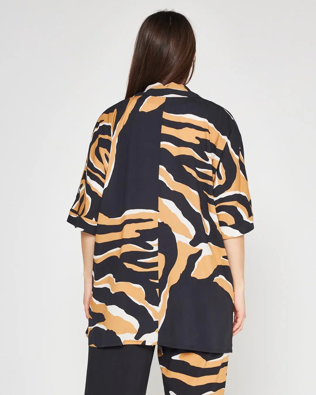 Camicia animalier NERO - Image 5
