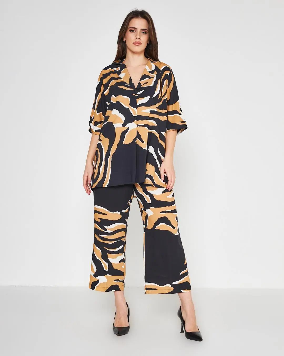 Camicia animalier NERO - Image 6