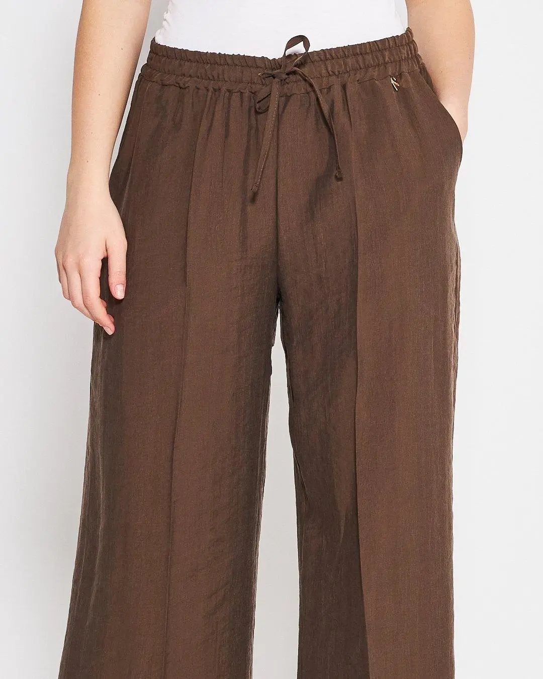 Pantalone in tinta unita MORO