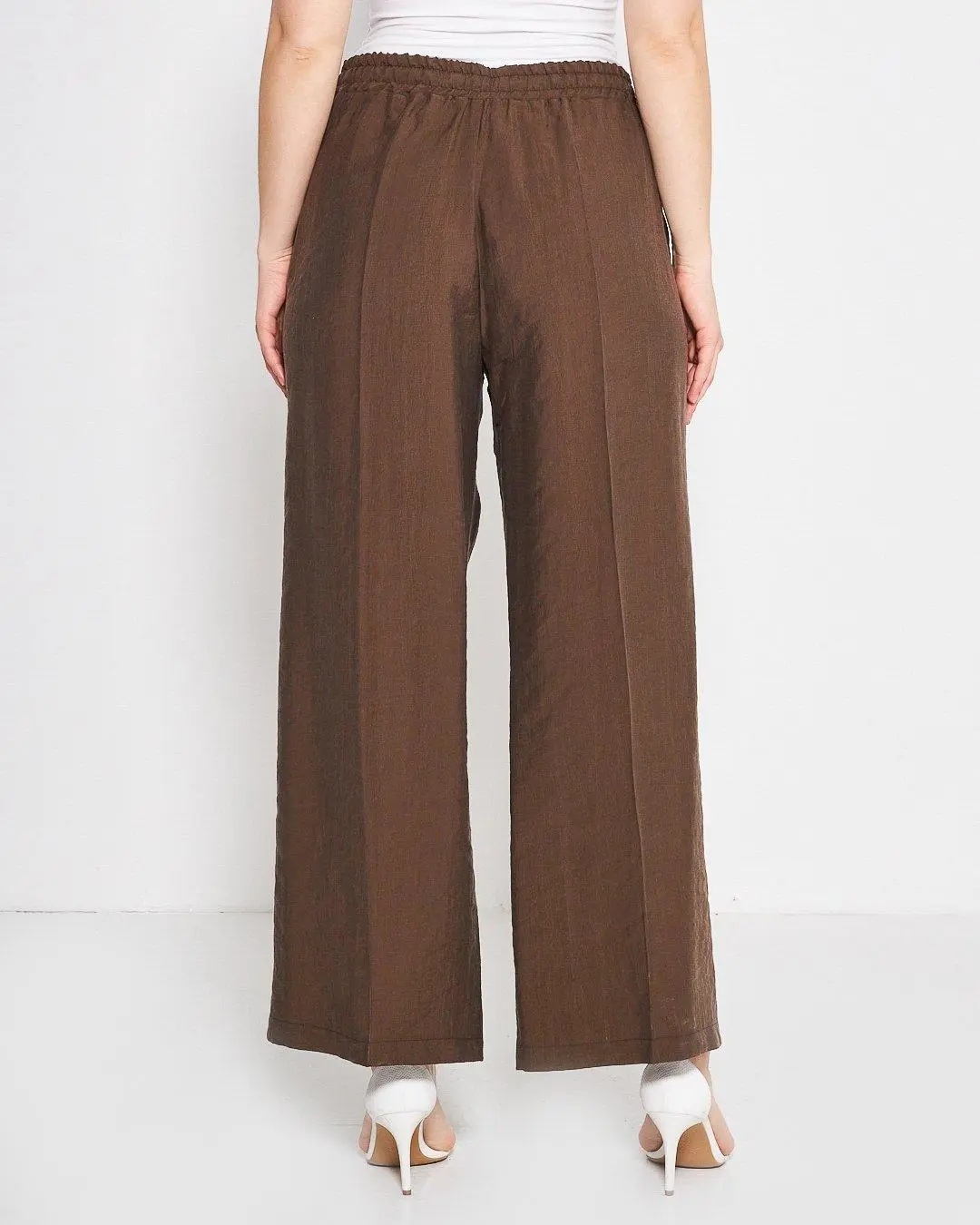 Pantalone in tinta unita MORO - Image 4