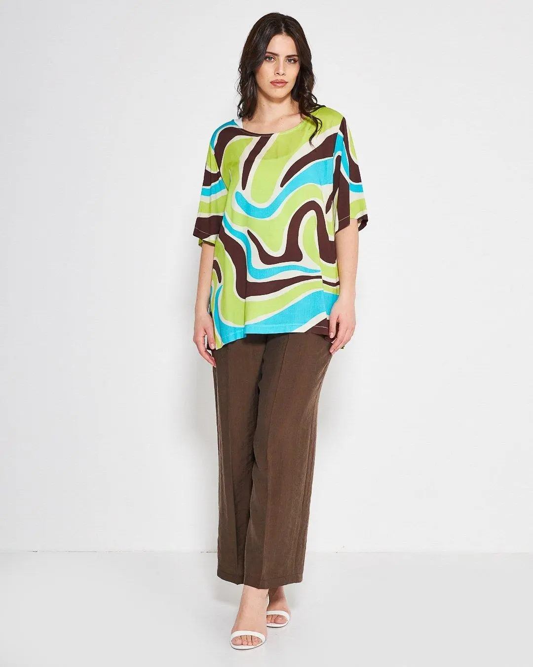Pantalone in tinta unita MORO - Image 5