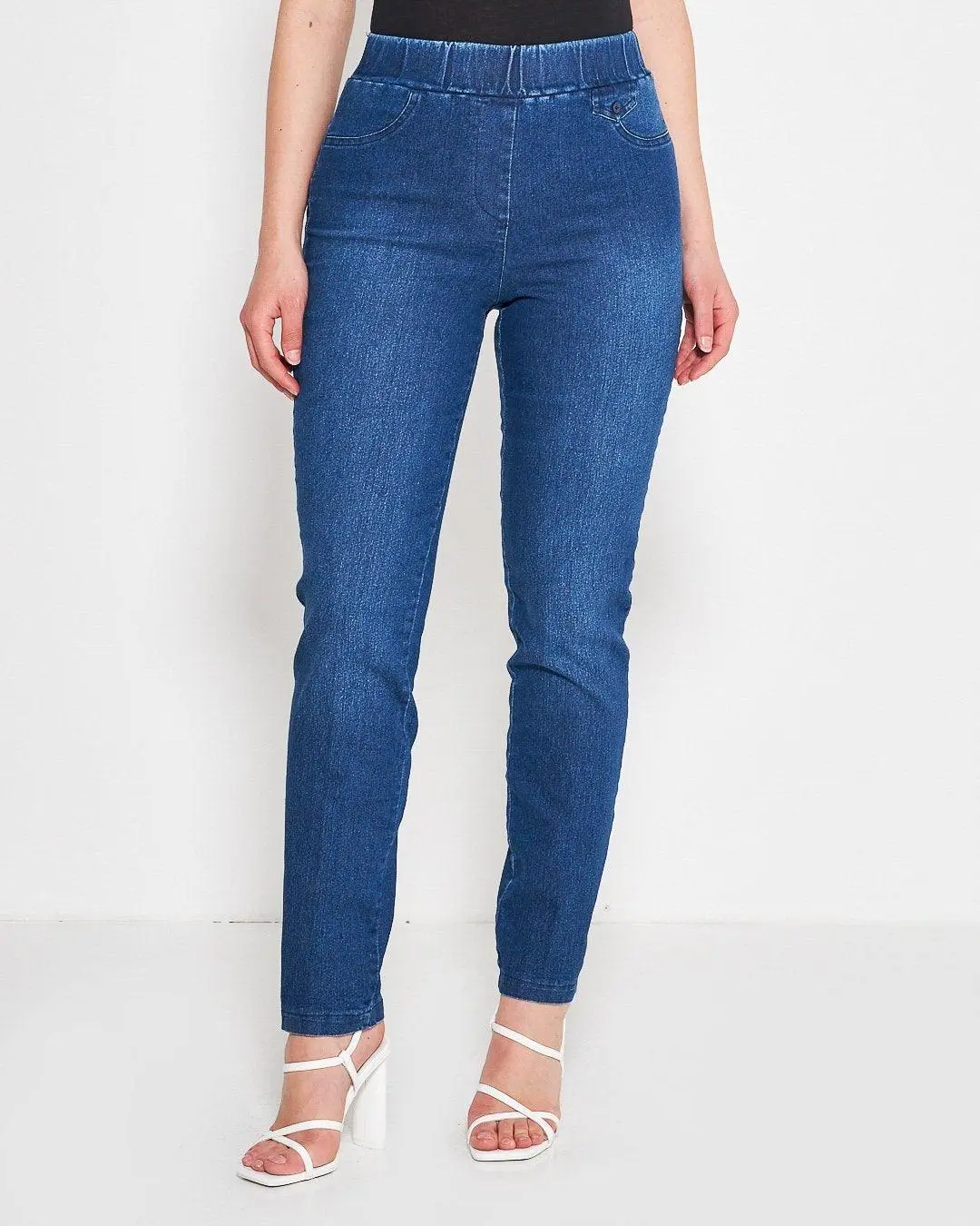 Jeans con tasche a filetto DENIM - Image 3