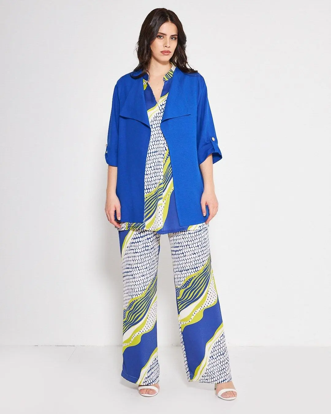Giacca sciallata BLU-ROYAL - Image 5