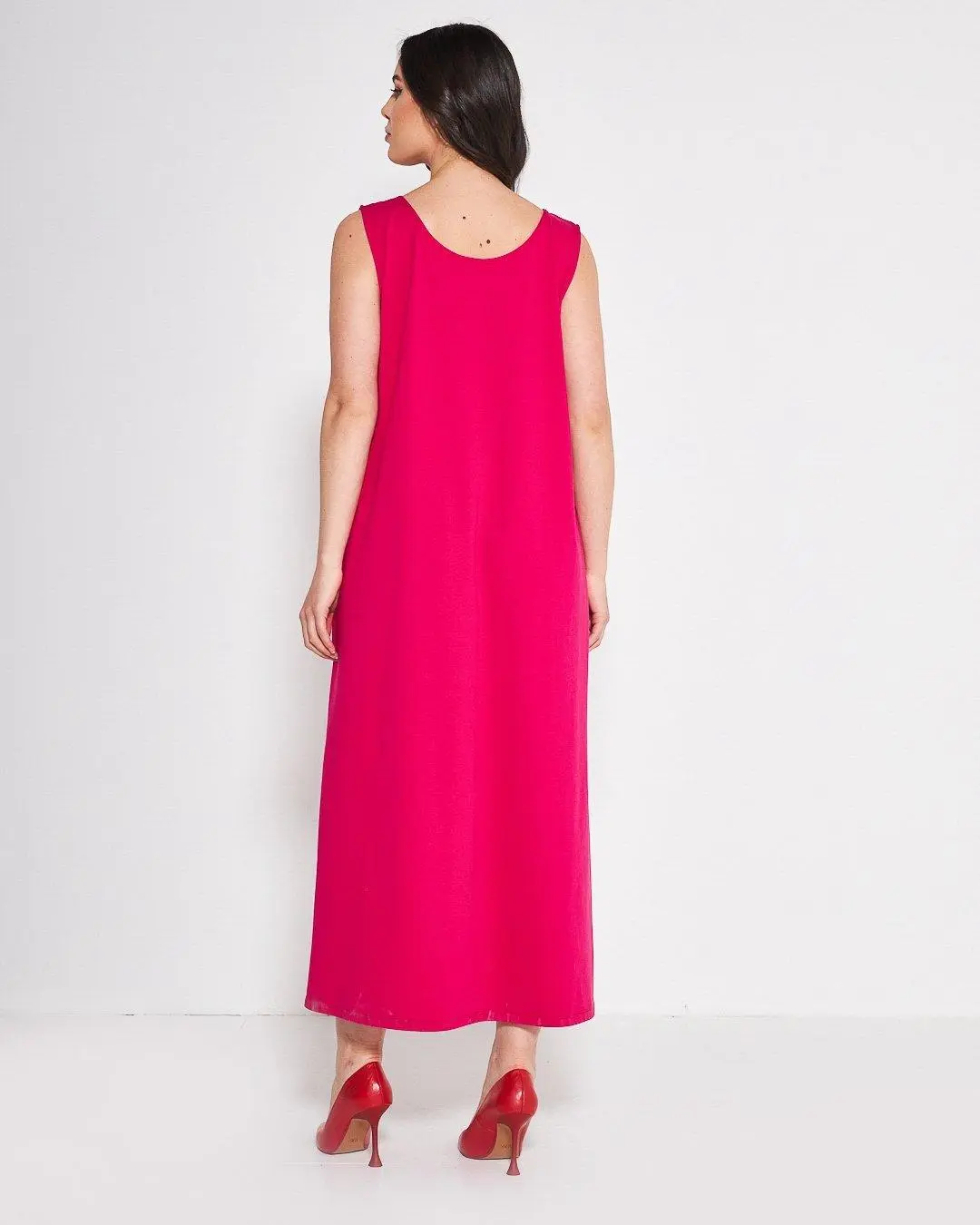 Abito raso unito FUXIA - Image 7