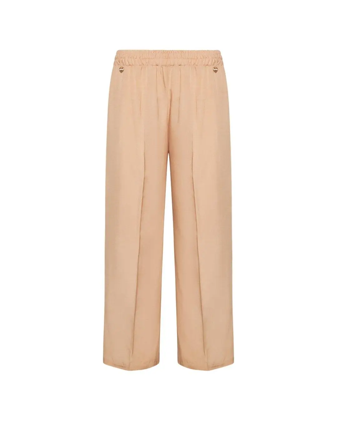 Pantalone cropped in tinta unita BEIGE