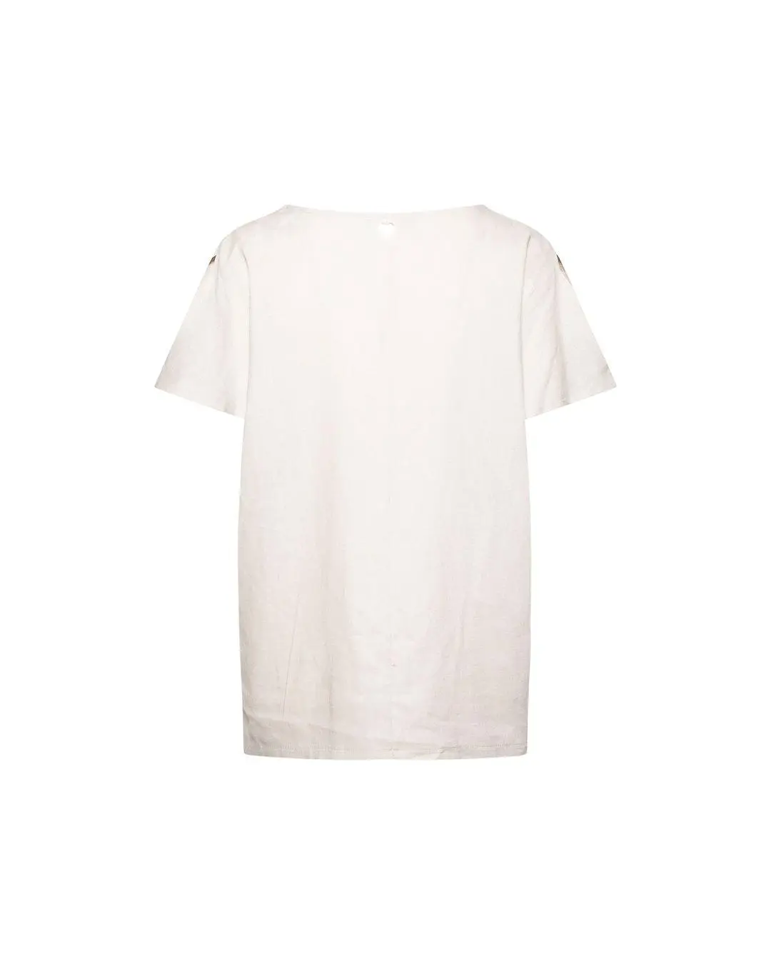 Blusa in viscosa modello kimono BEIGE - Image 2