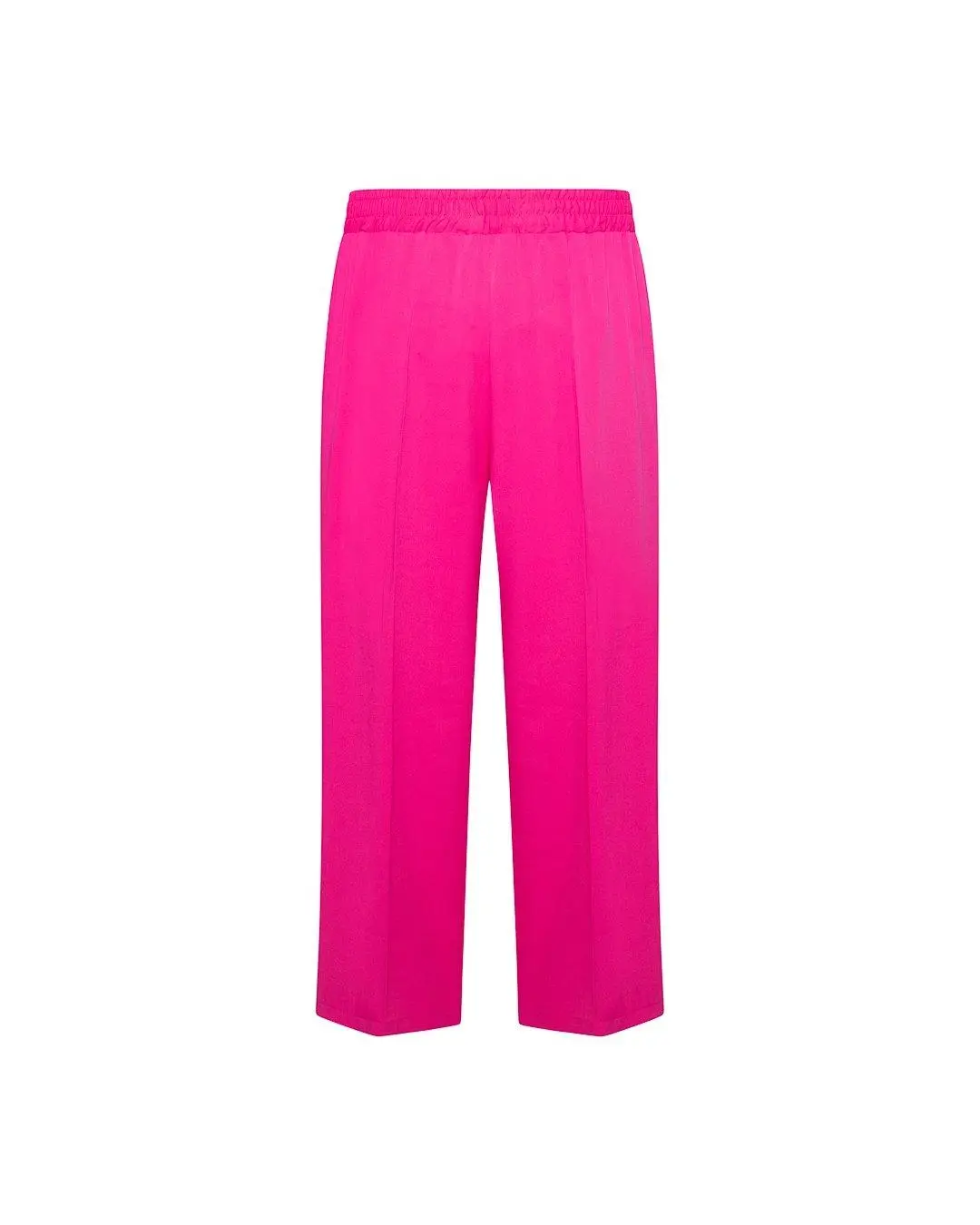 Pantalone cropped in viscosa FUXIA - Image 3
