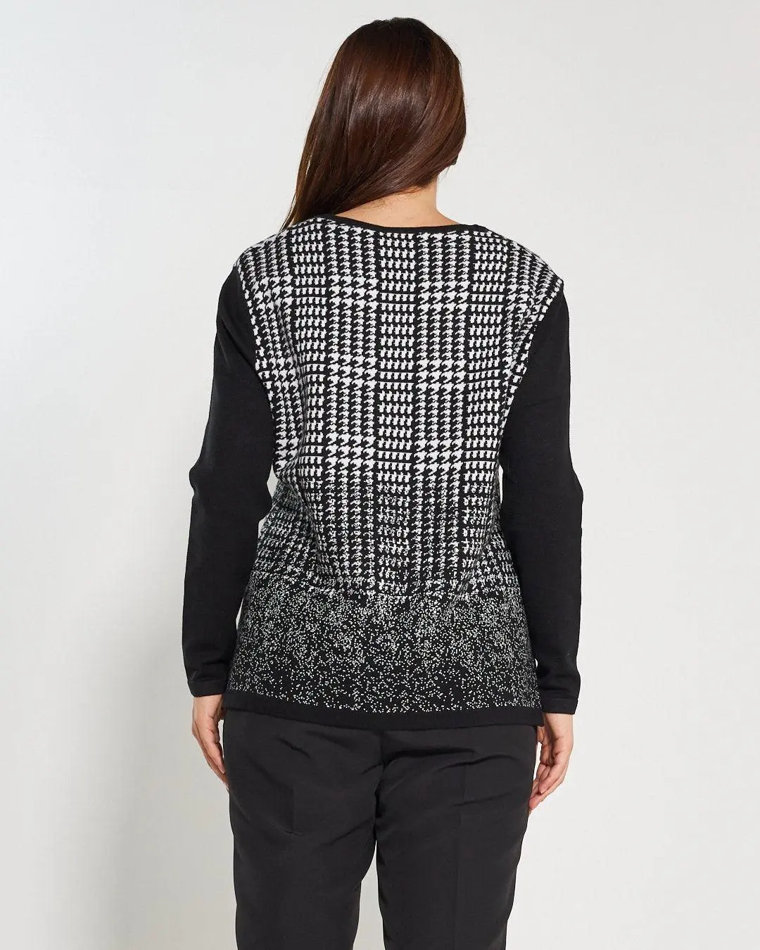 Maglia jacquard BLACK - Image 6