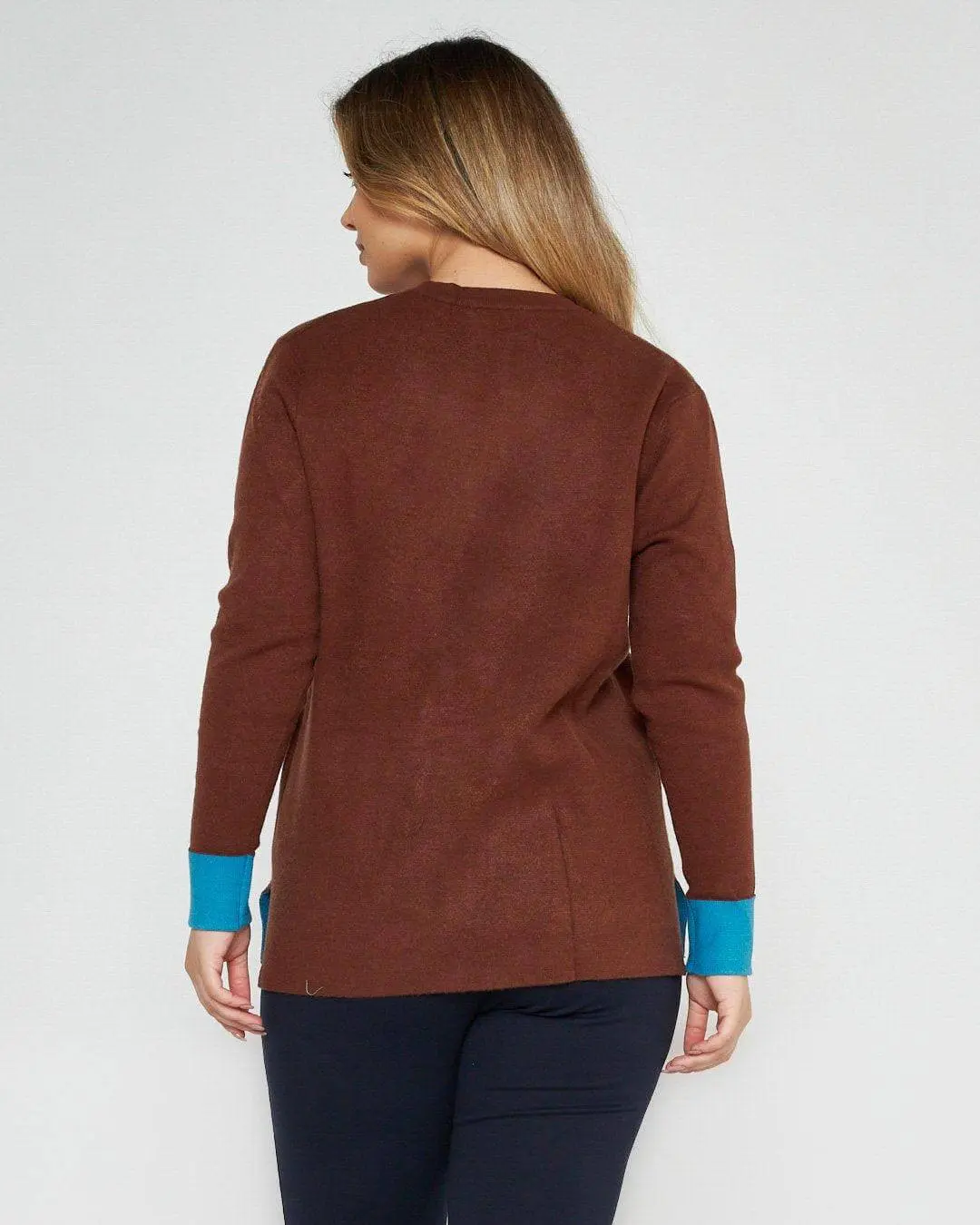 Cardigan con bottoni CACAO - Image 4