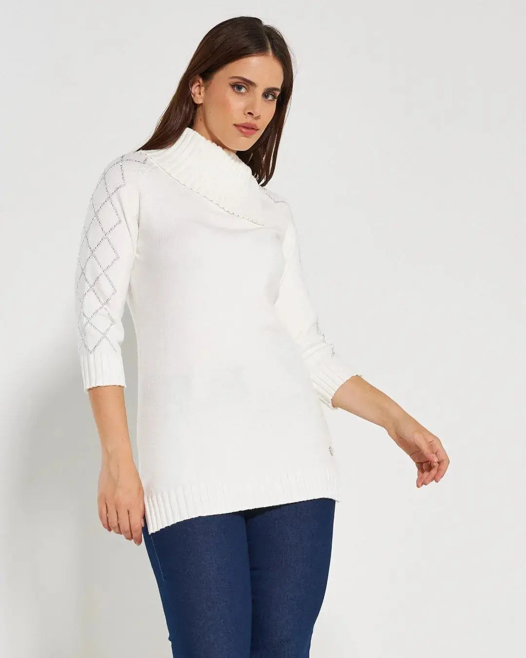 Maglia dolcevita OFF WHITE - Image 2