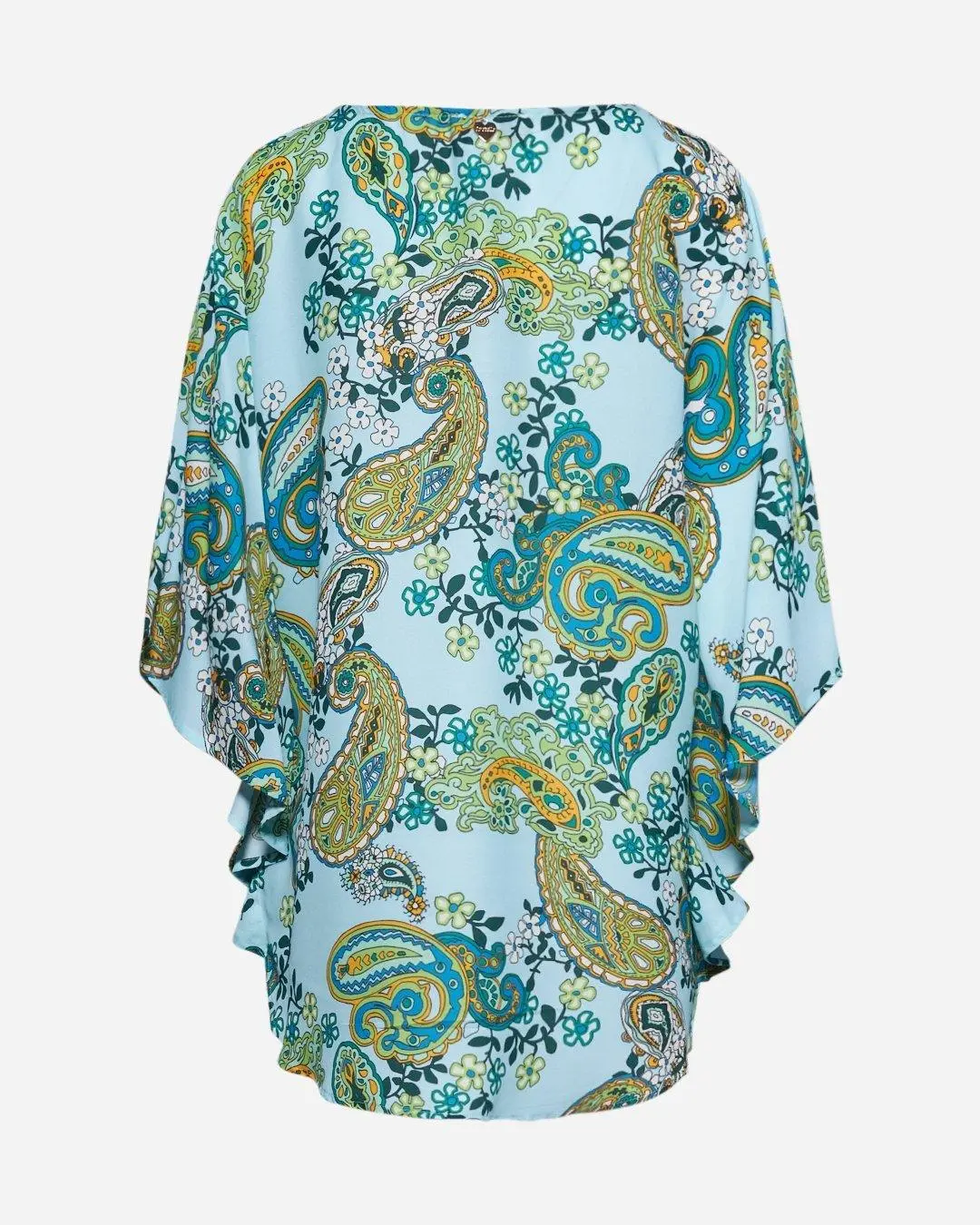 Blusa kimono stampata ACQUA - Image 2
