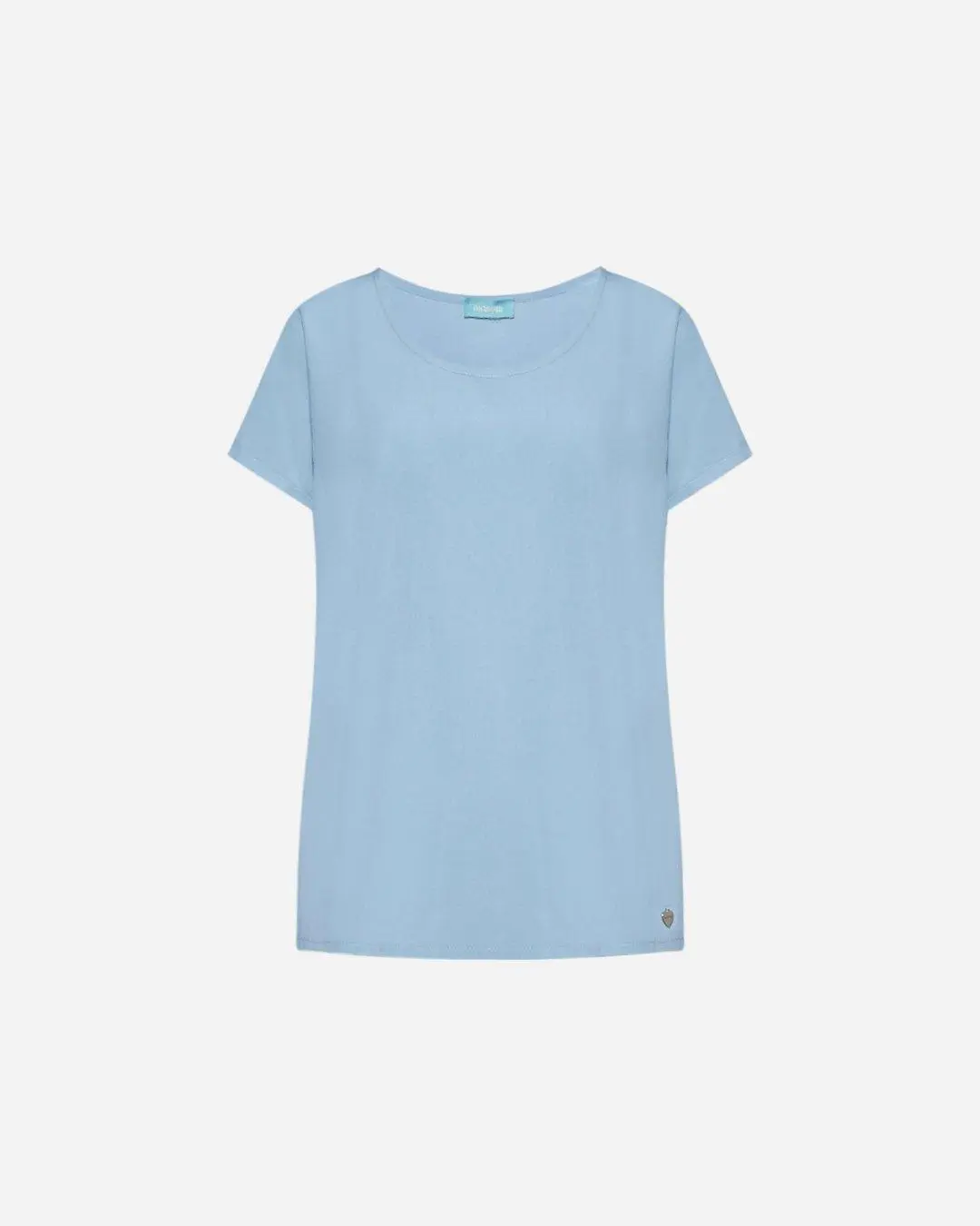 Blusa in viscosa CELESTE