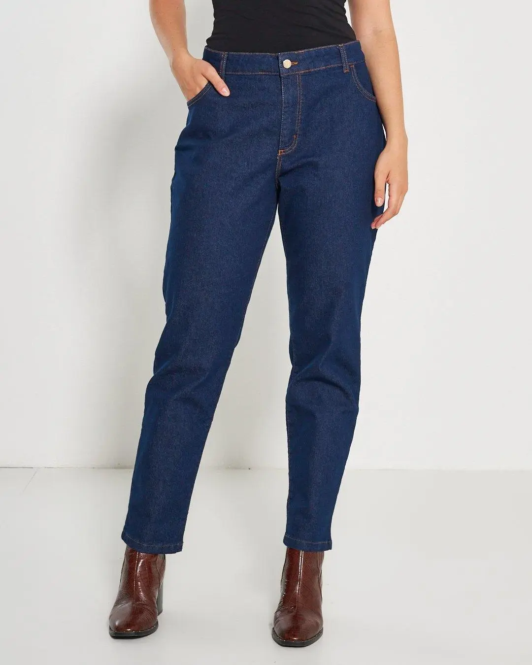 Jeans cinque tasche BLU