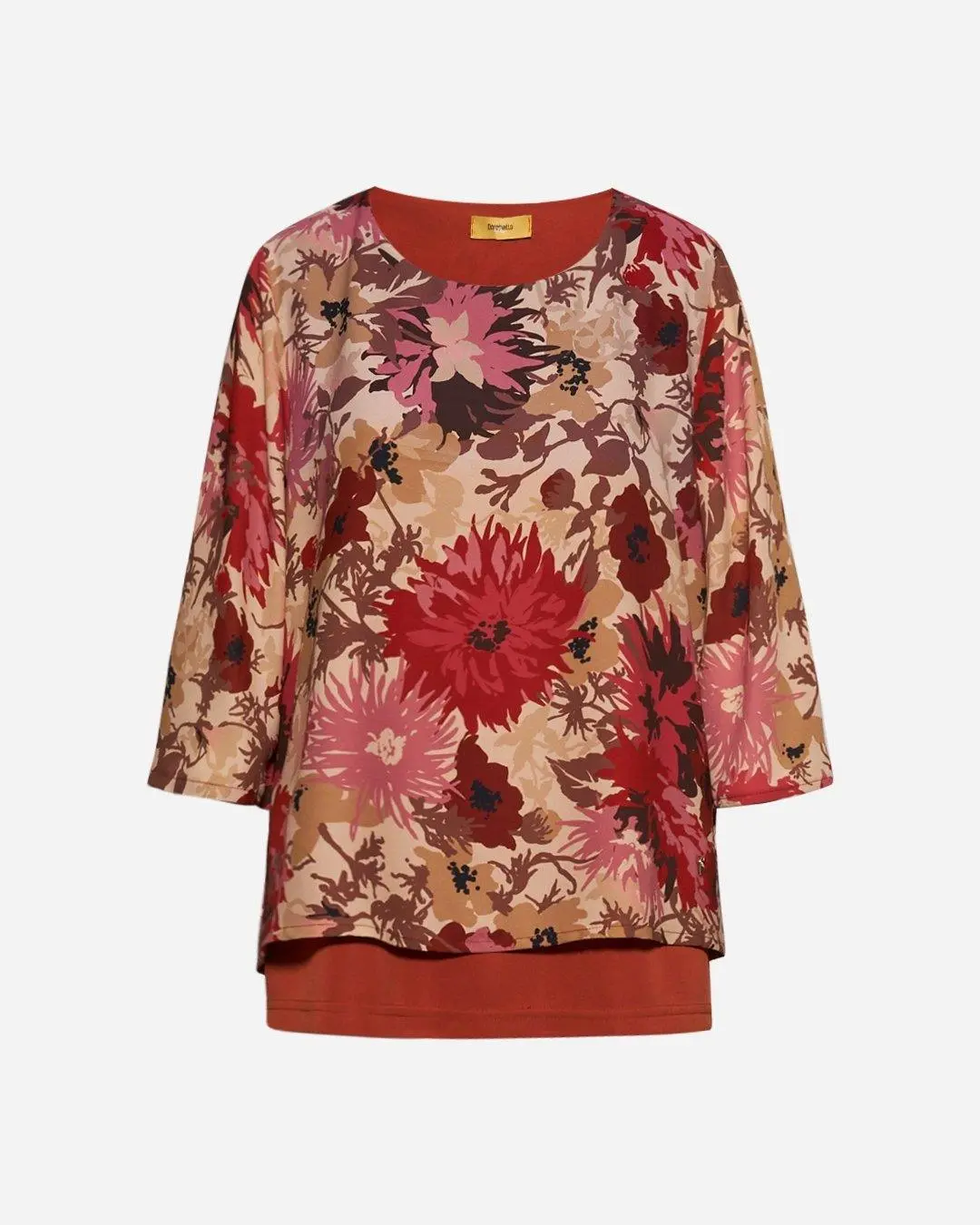 Blusa fantasia floreale COCCIO - Image 2