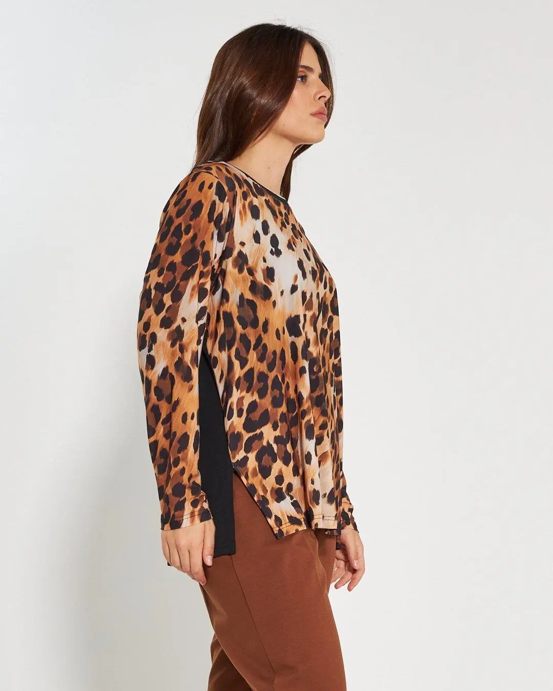 Blusa fantasia animalier TABACCO - Image 4