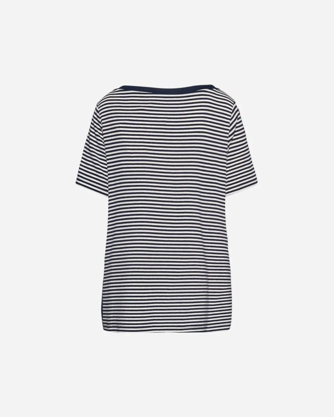 Maglia a righe con bottoni BLU - Image 2