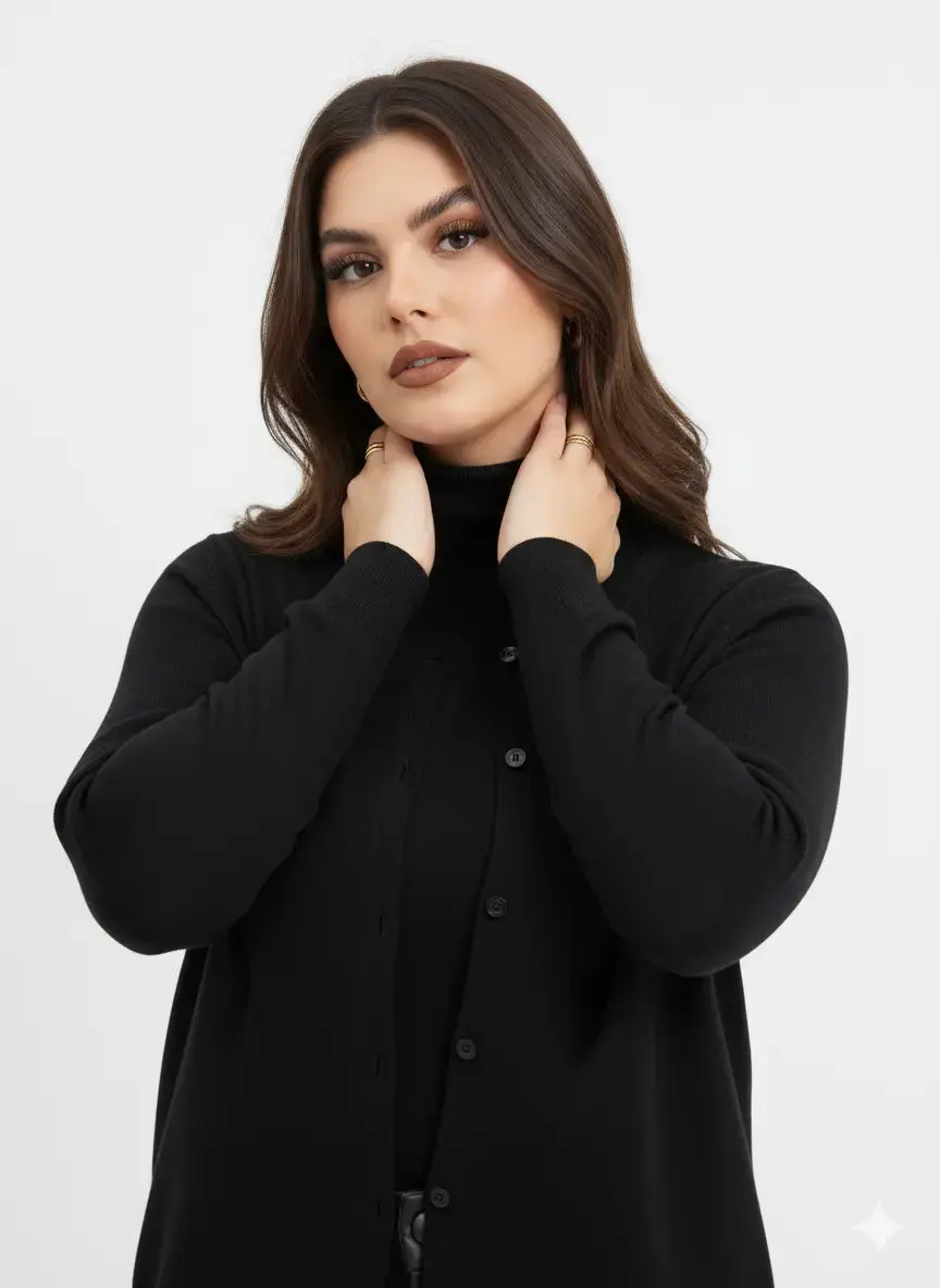 Cardigan girocollo premium - Image 5