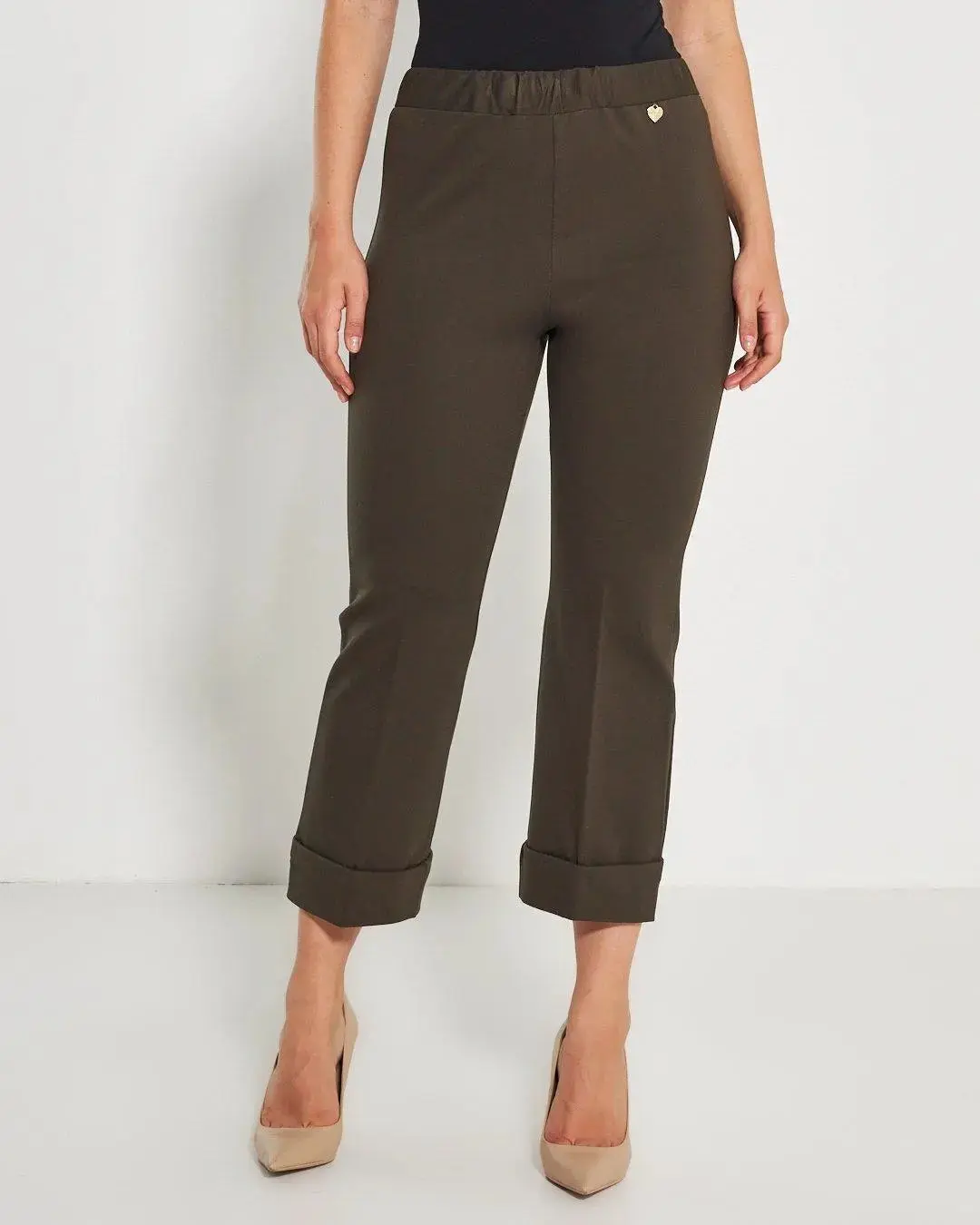 Pantalone zampetta VERDE MILITARE - Image 2