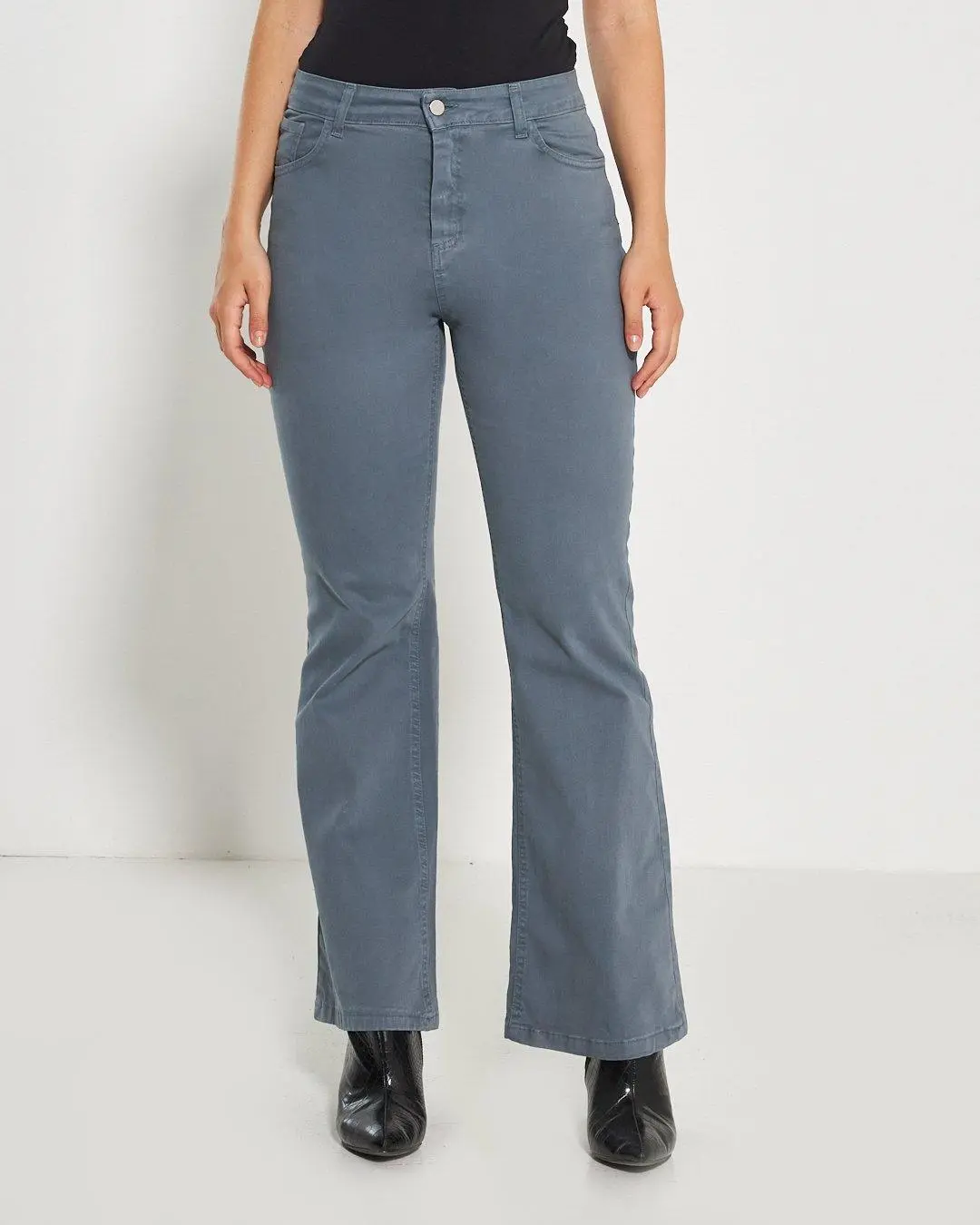 Jeans zampetta GRIGIO