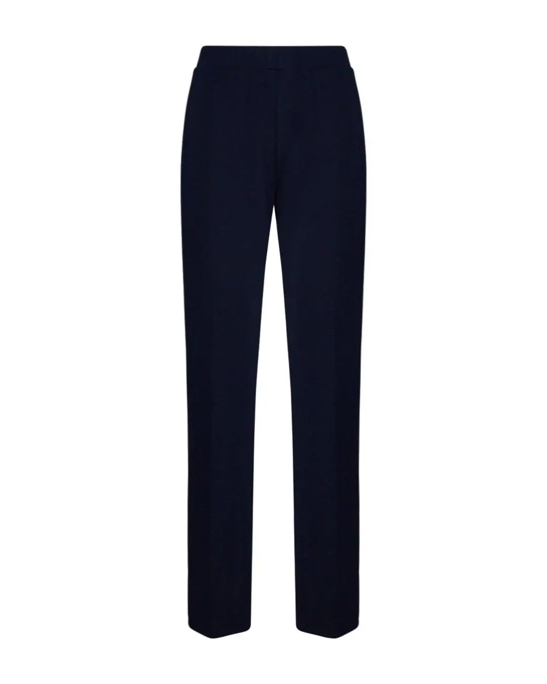 Pantaloni a gamba dritta in jersey crêpe elasticizzato BLU - Image 2