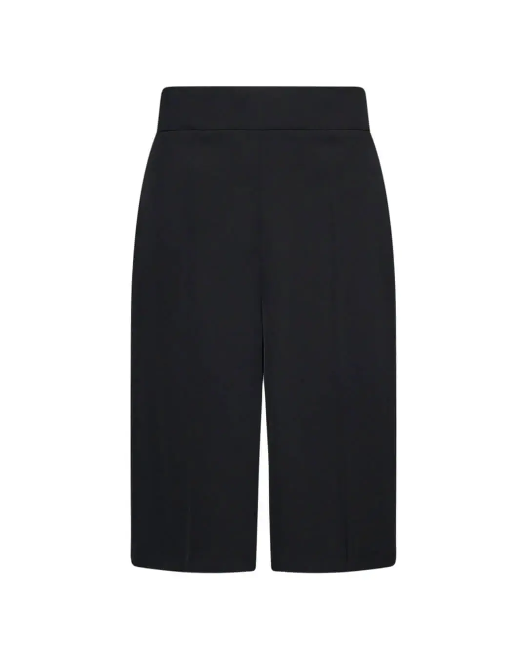 Bermuda in cady elasticizzato tinta unita con chiusura zip laterale - Image 19
