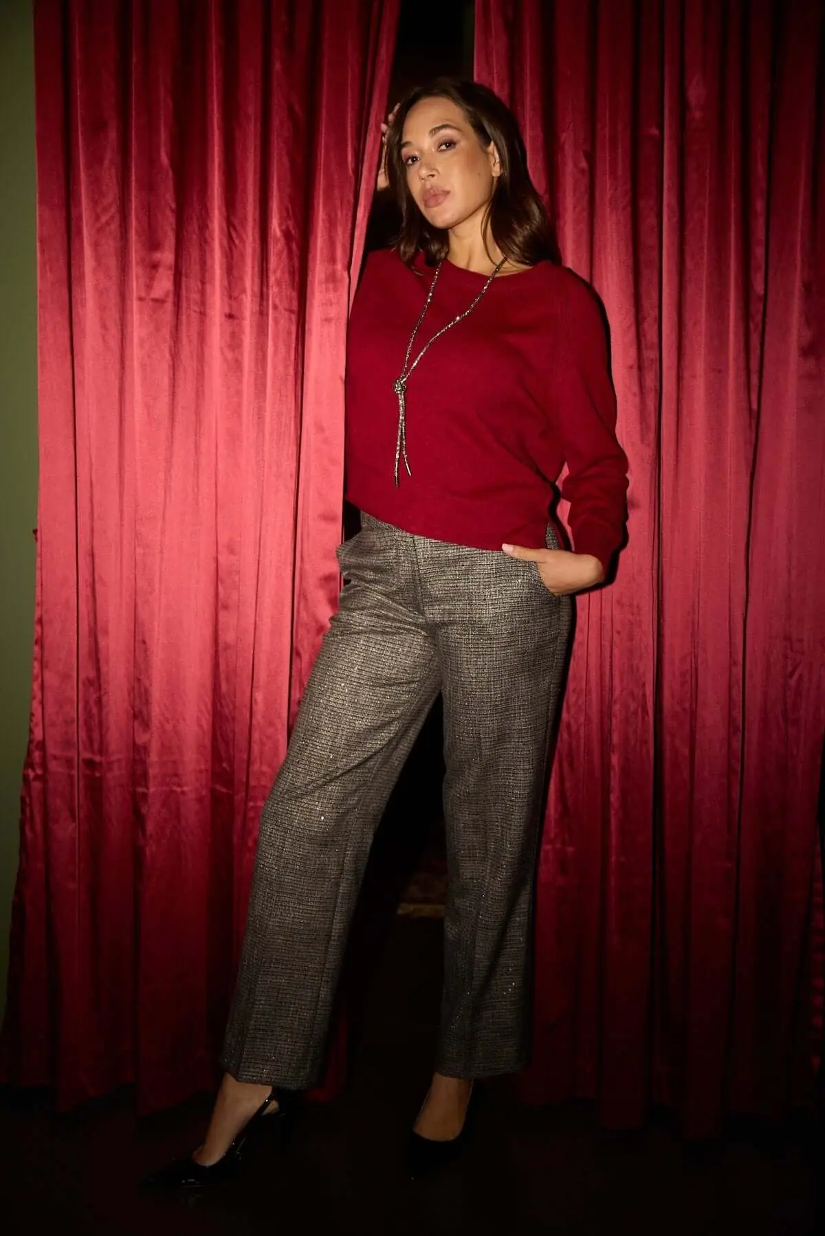 MAGLIA GIROCOLLO BORDEAUX - Image 2