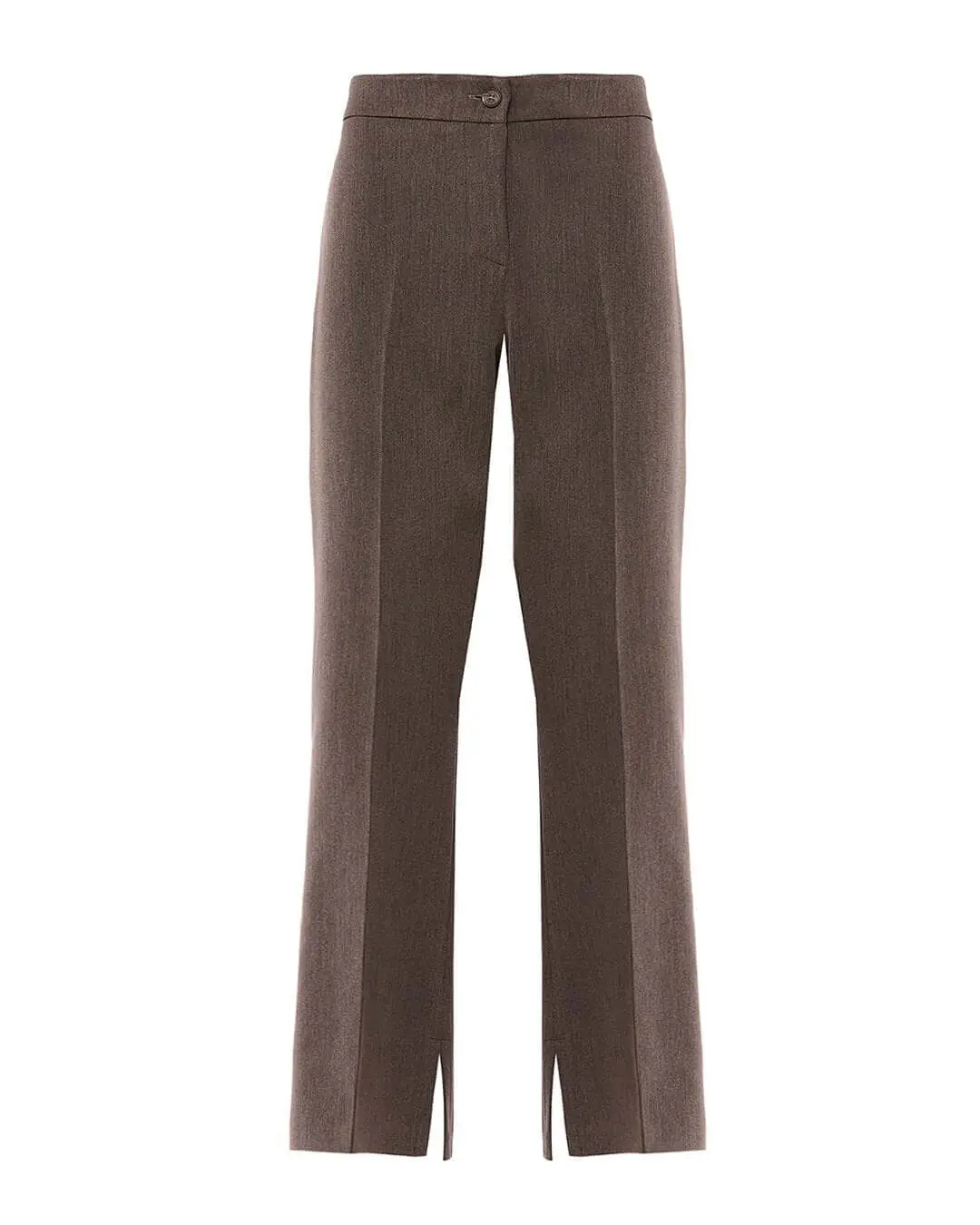 Pantaloni linea dritta con spacchi GRIGIO MEDIO - Image 3