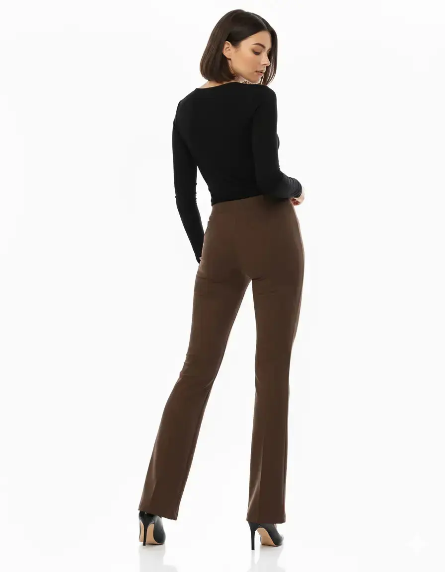 Pantalone flare con bustino elastico - Comfy® - Image 14