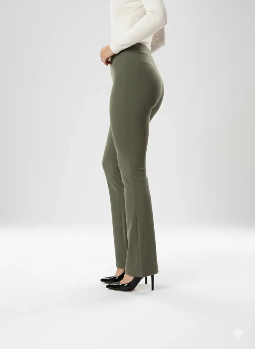 Pantalone flare con bustino elastico - Comfy® - Image 26