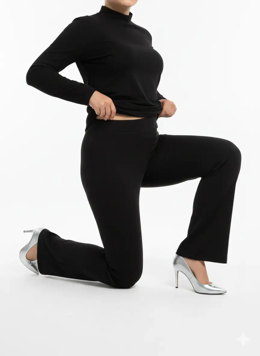 Pantalone flare con bustino elastico - Comfy® - Image 6