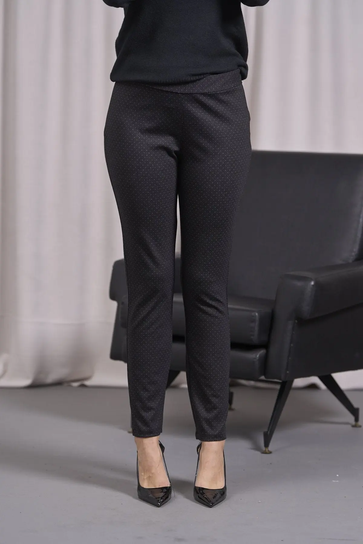 PANTALONE FANTASIA MODELLO EASY NERO - Image 3