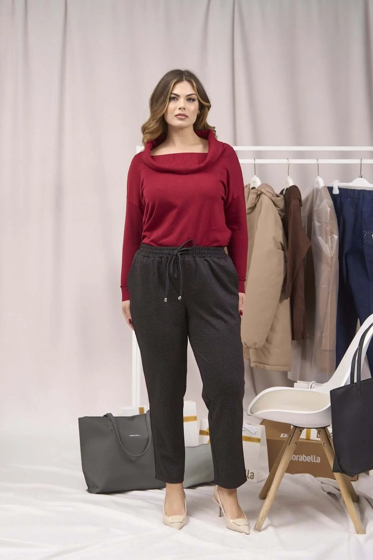 Jogger a fantasia con coulisse NERO - Image 2