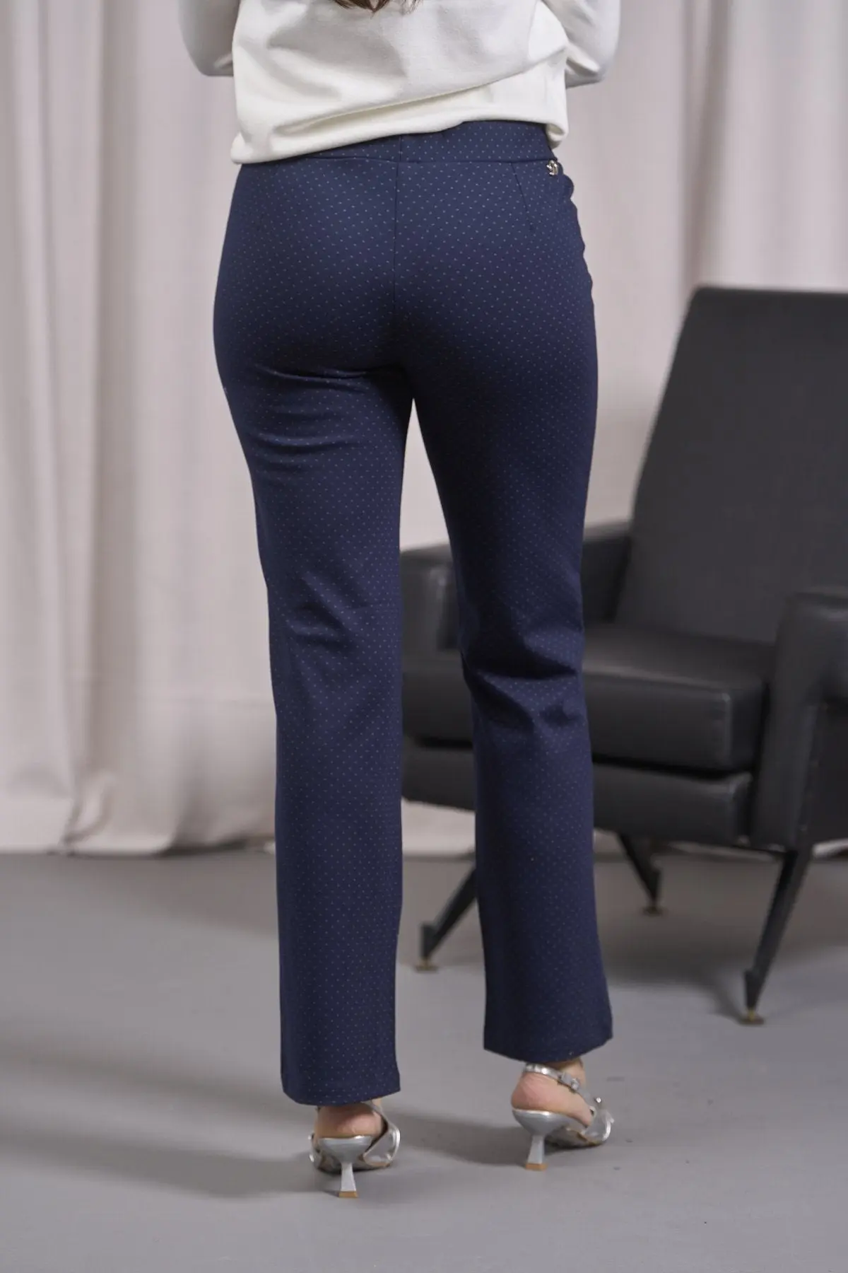 Pantaloni a fantasia con vita elastica BLU - Image 2