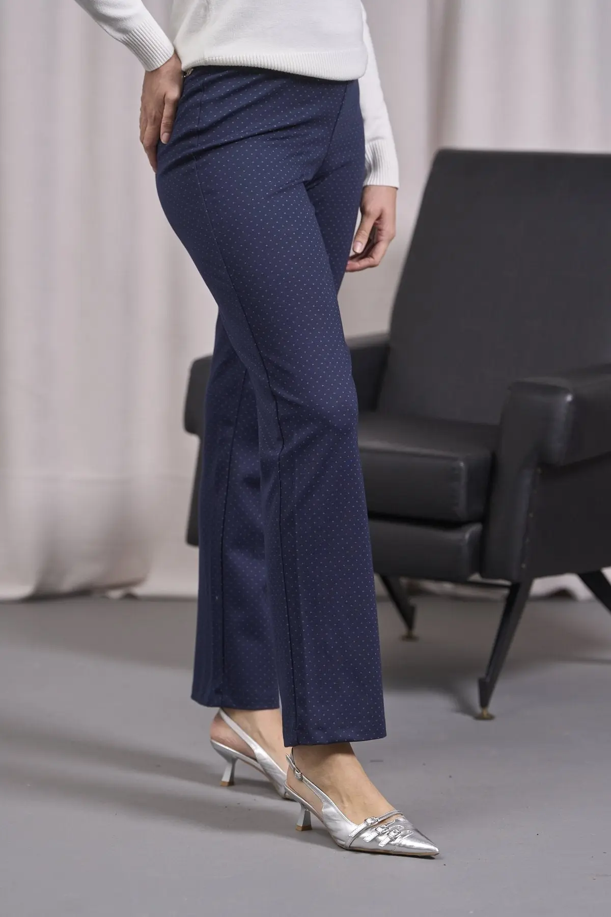 Pantaloni a fantasia con vita elastica BLU - Image 5