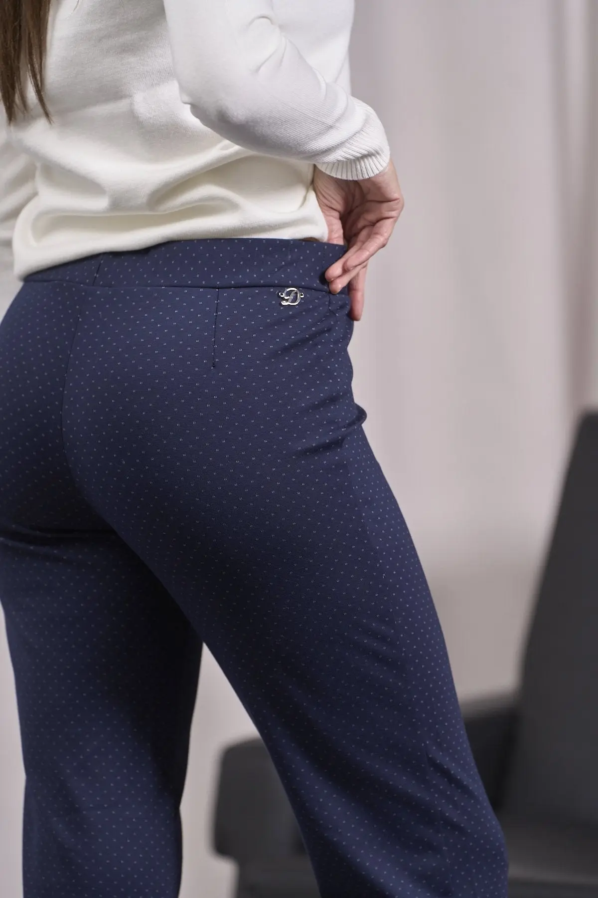Pantaloni a fantasia con vita elastica BLU - Image 6