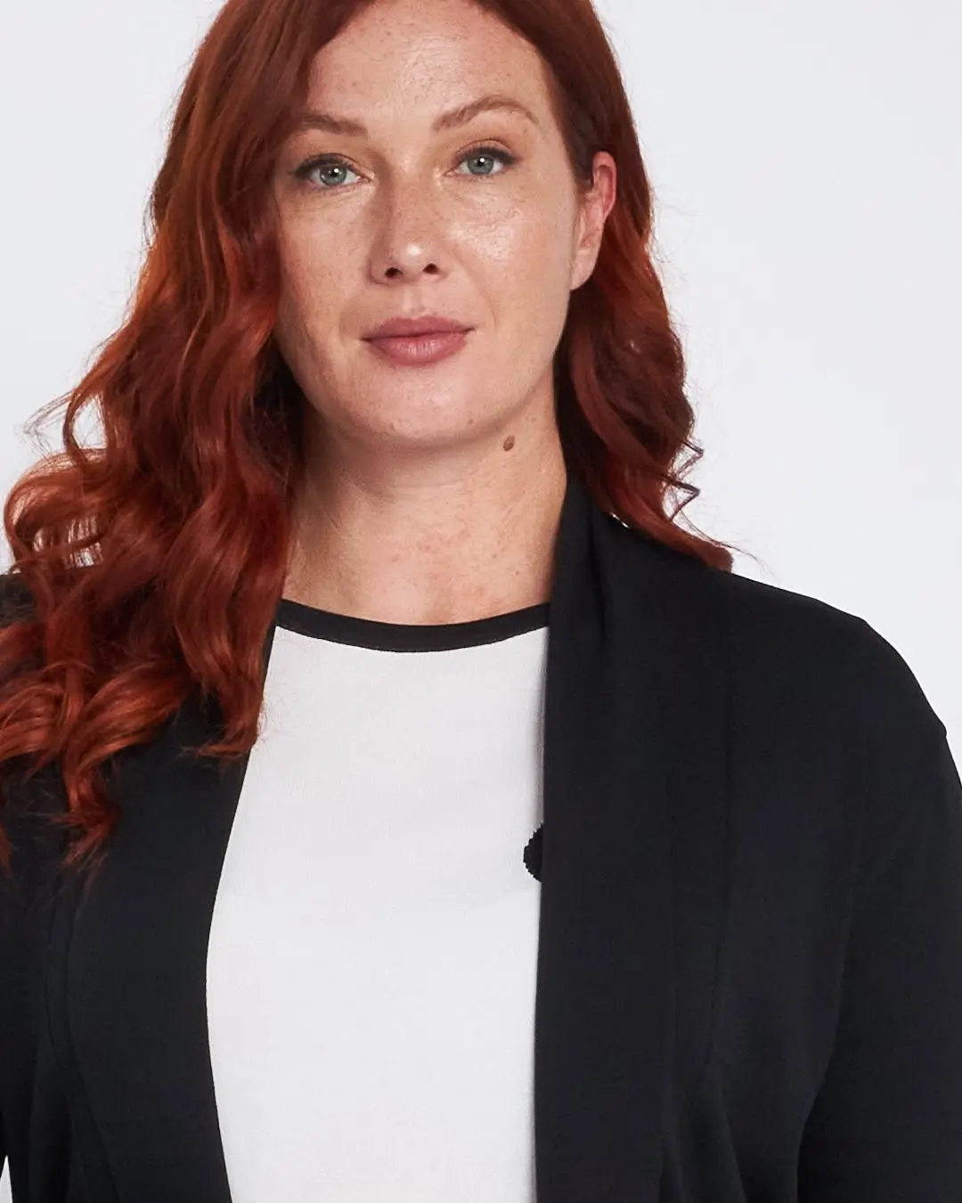 Cardigan con collo sciallato e bordi a costine NERO - Image 3