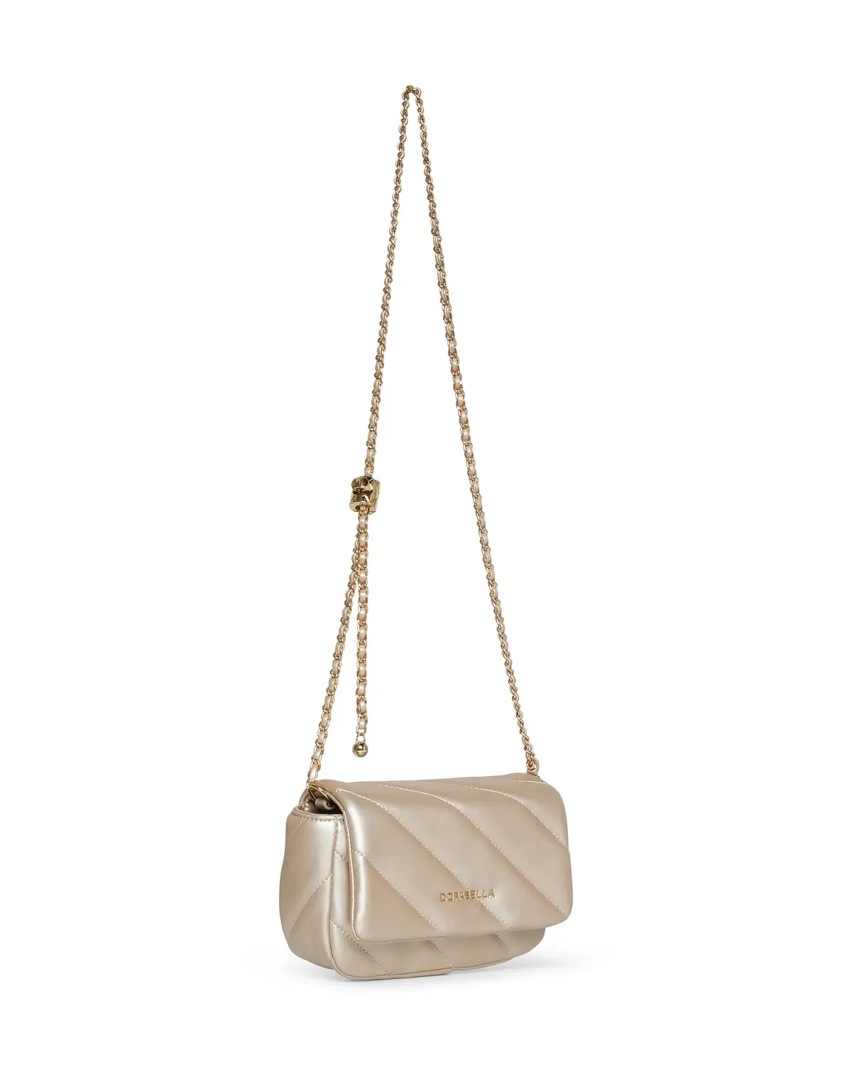 Mini bag con tracolla a catena intrecciata PLATINO - Image 2