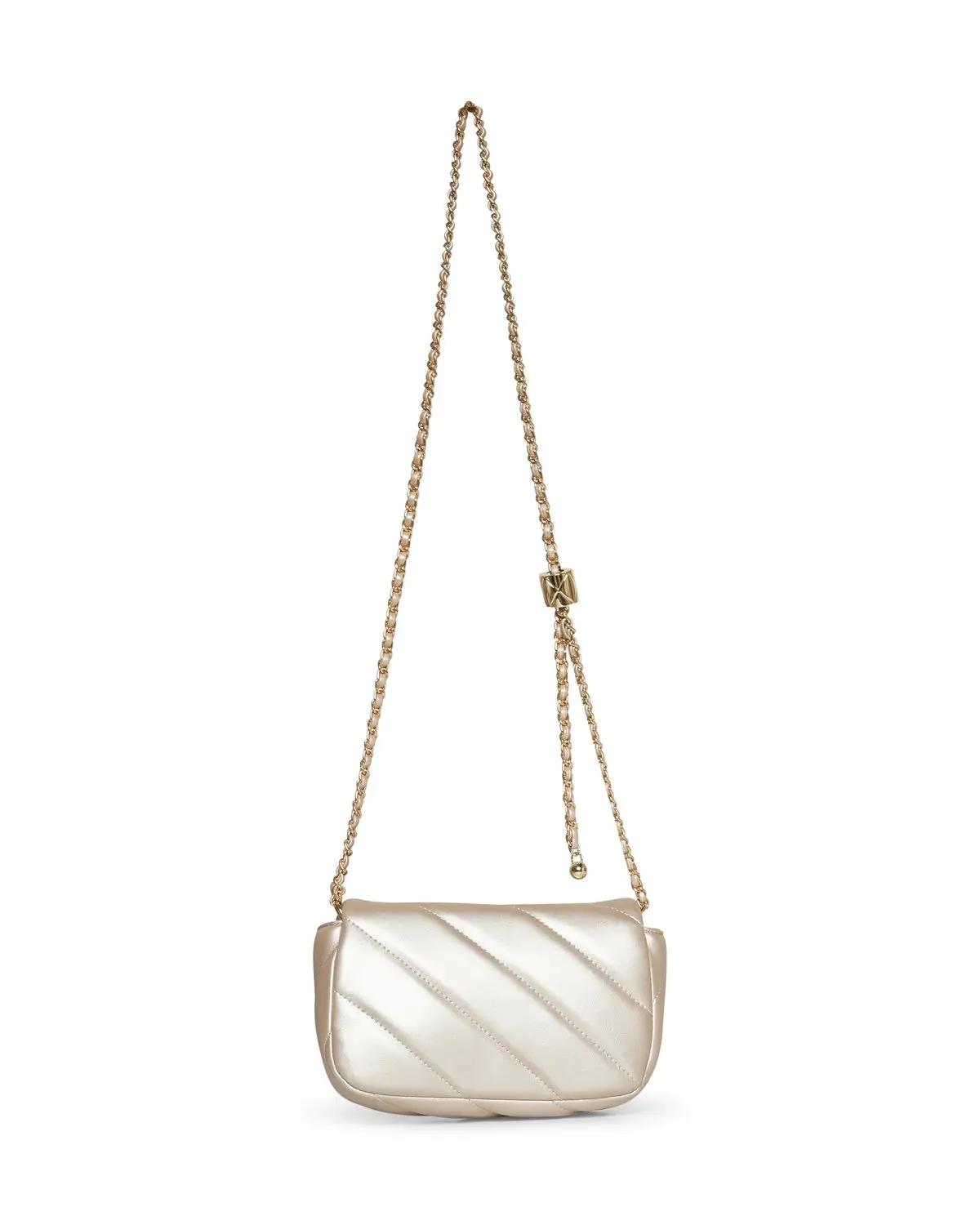 Mini bag con tracolla a catena intrecciata PLATINO - Image 3