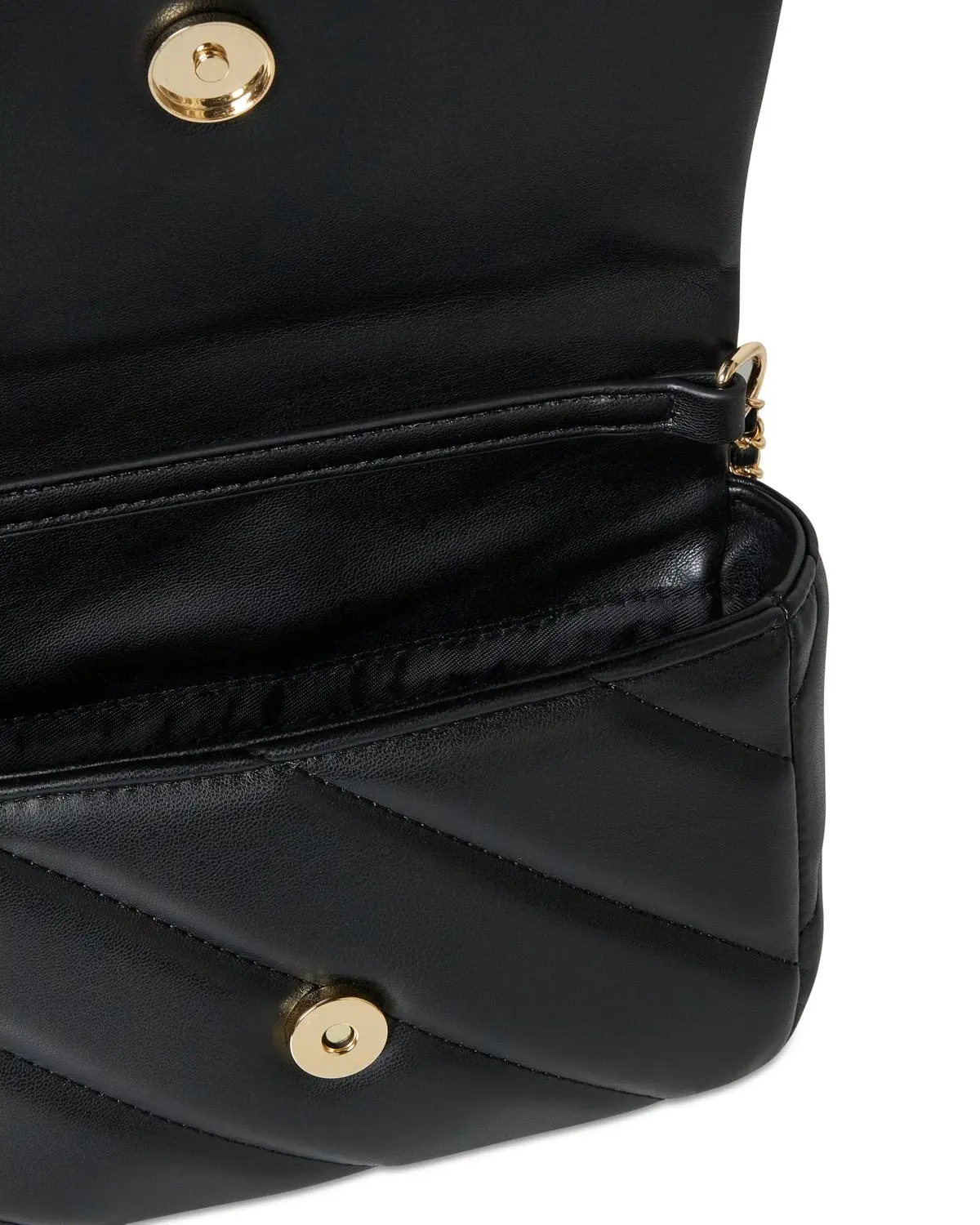 Mini bag con tracolla a catena intrecciata NERO - Image 4