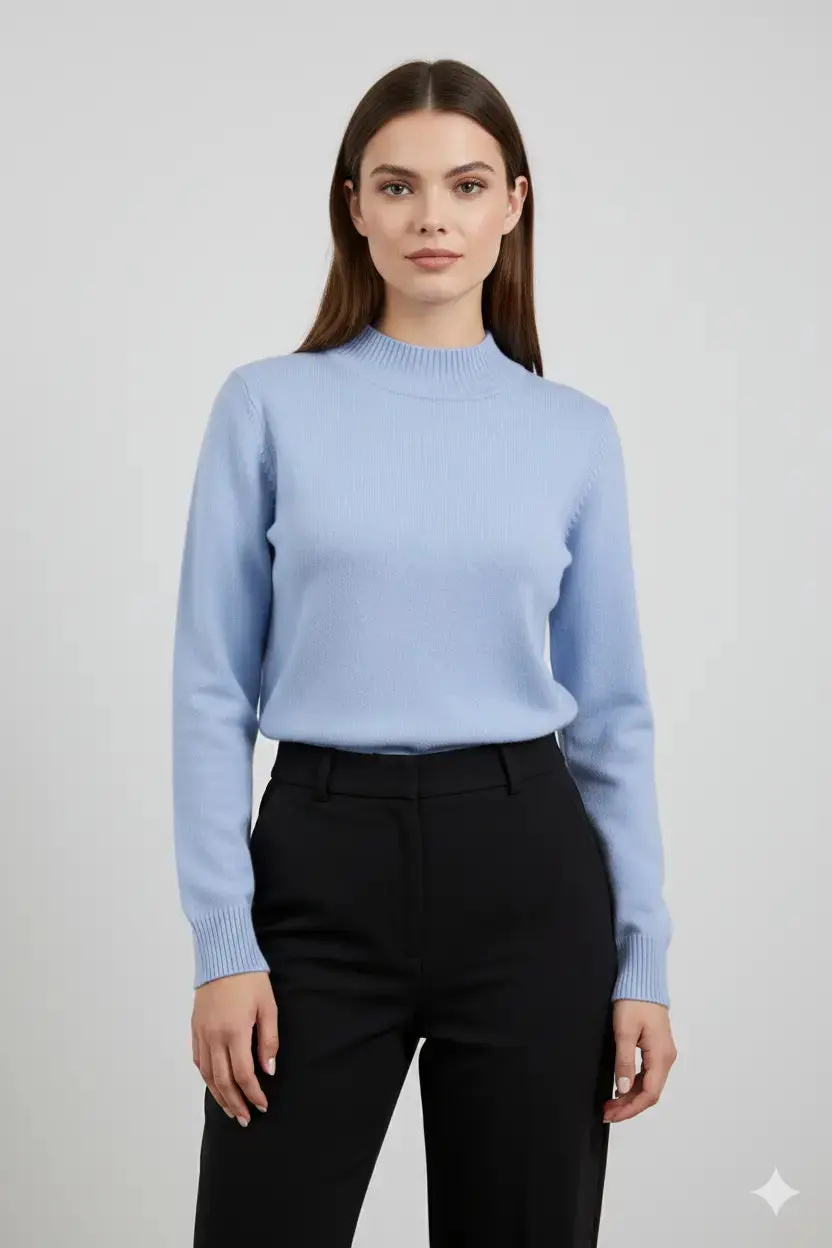 Maglia a mezzo collo con spacchi - Image 11