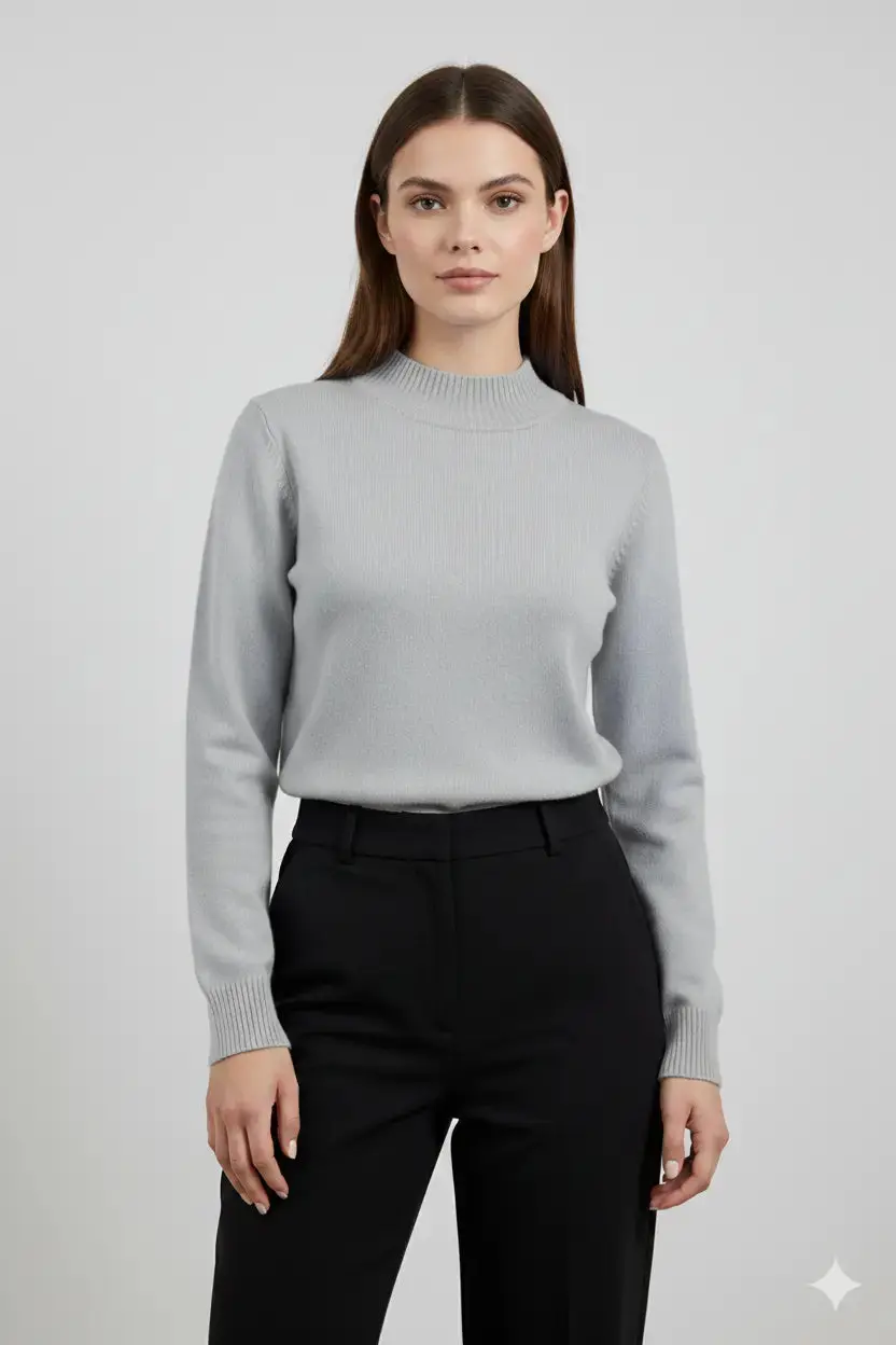 Maglia a mezzo collo con spacchi - Image 3