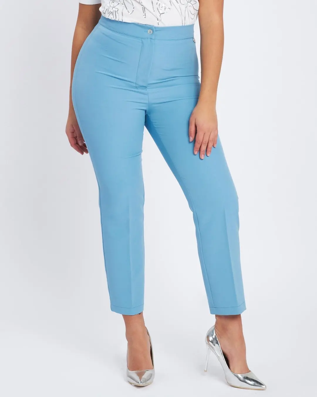Pantalone in bistretch slim fit POLVERE - Image 2