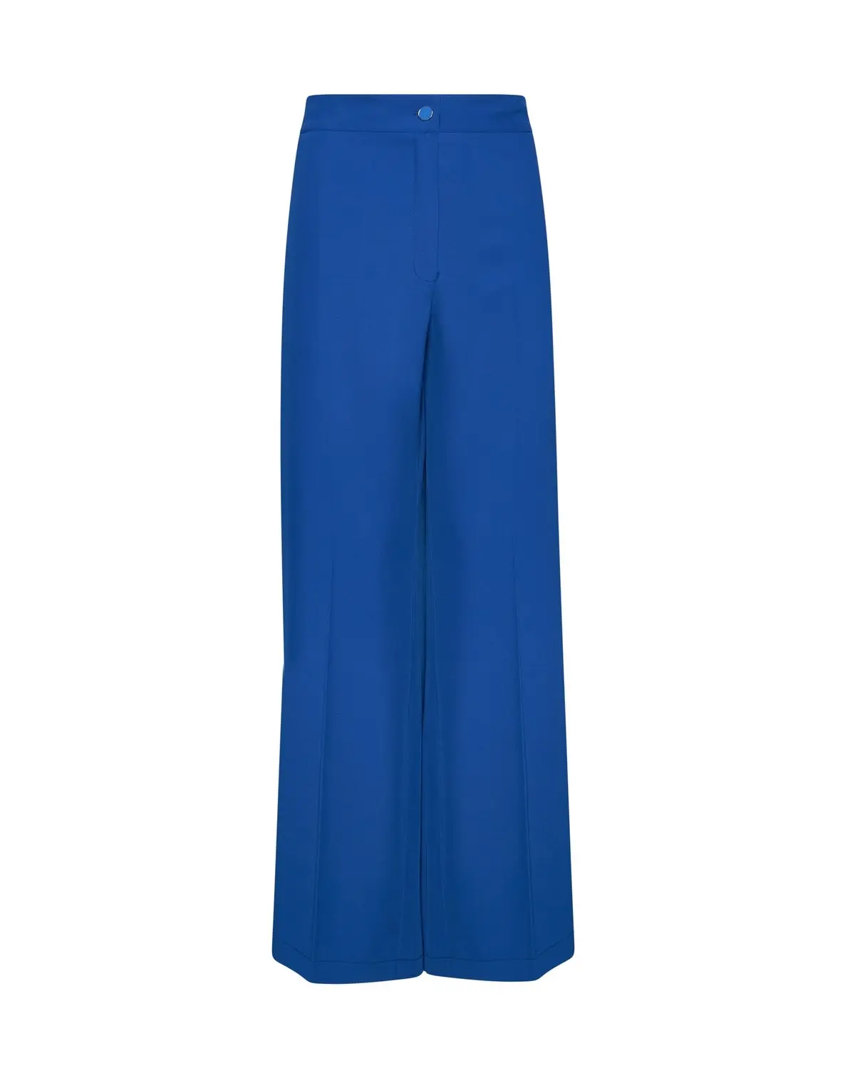Pantalone in cady con retro bustino elastico BLU CHINA - Image 2